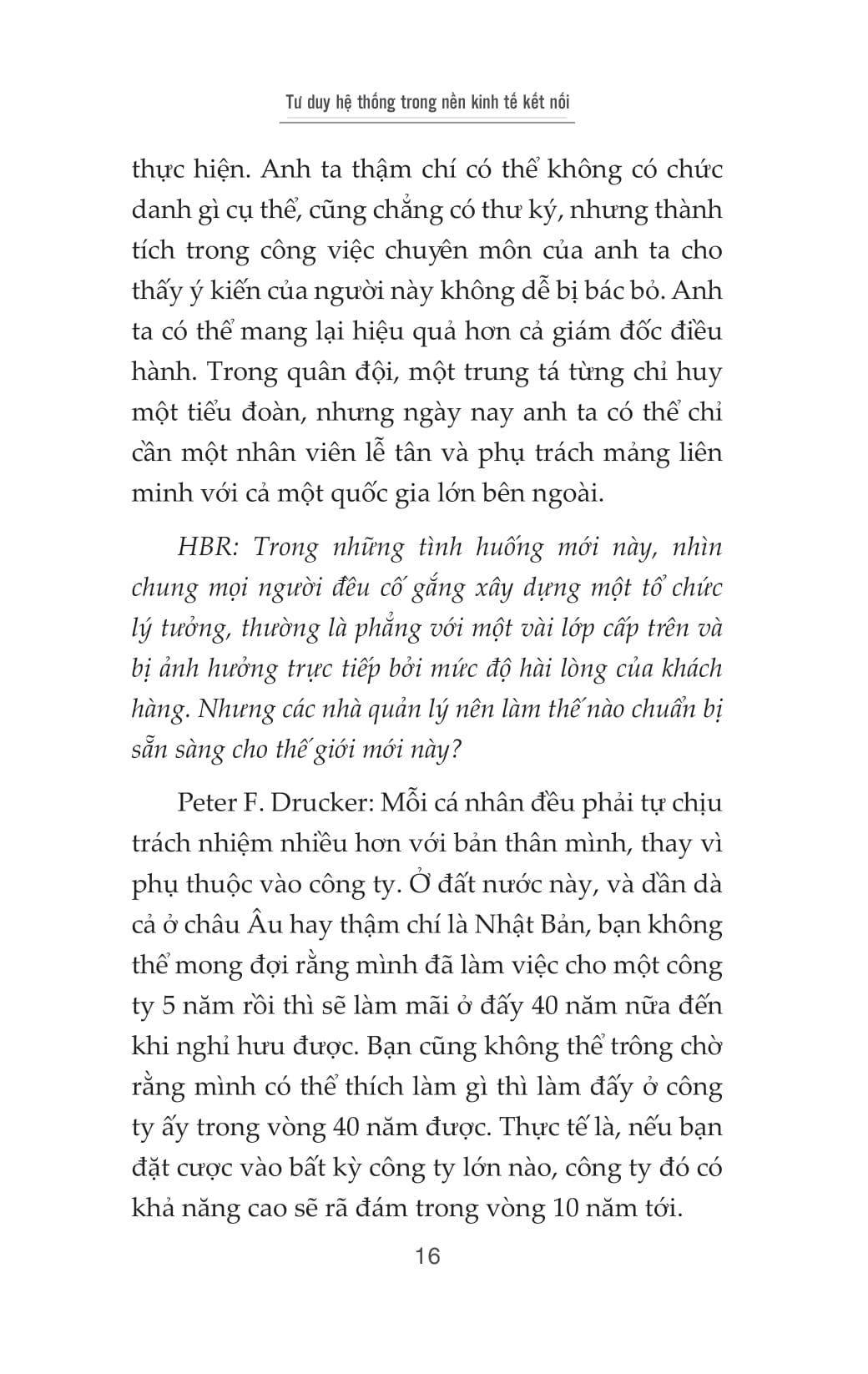 Tư Duy Hệ Thống Trong Nền Kinh Tế Kết Nối - Ảnh 15