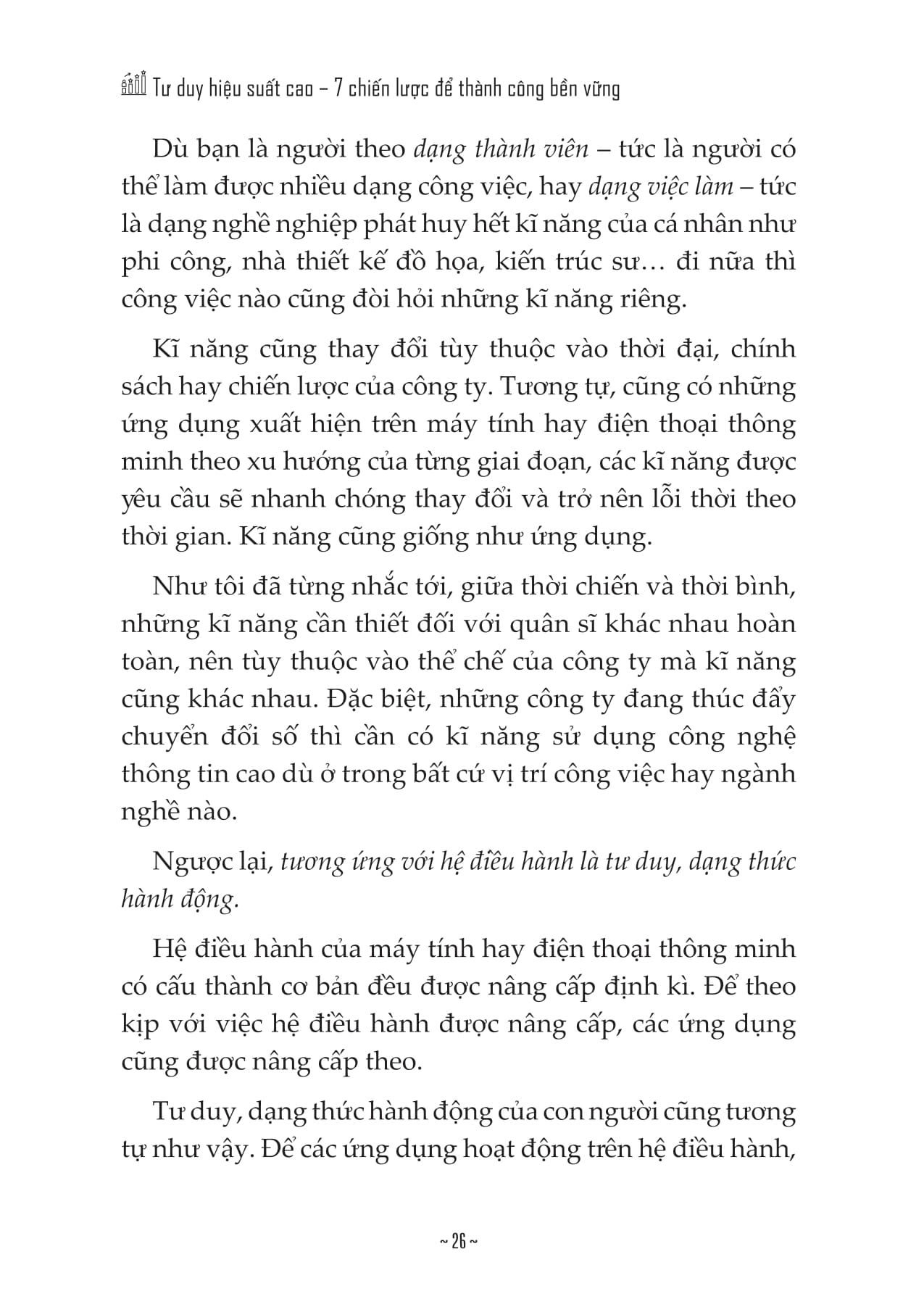 Tư Duy Hiệu Xuất Cao - 7 Chiến Lược Để Thành Công Bền Vững - Ảnh 13