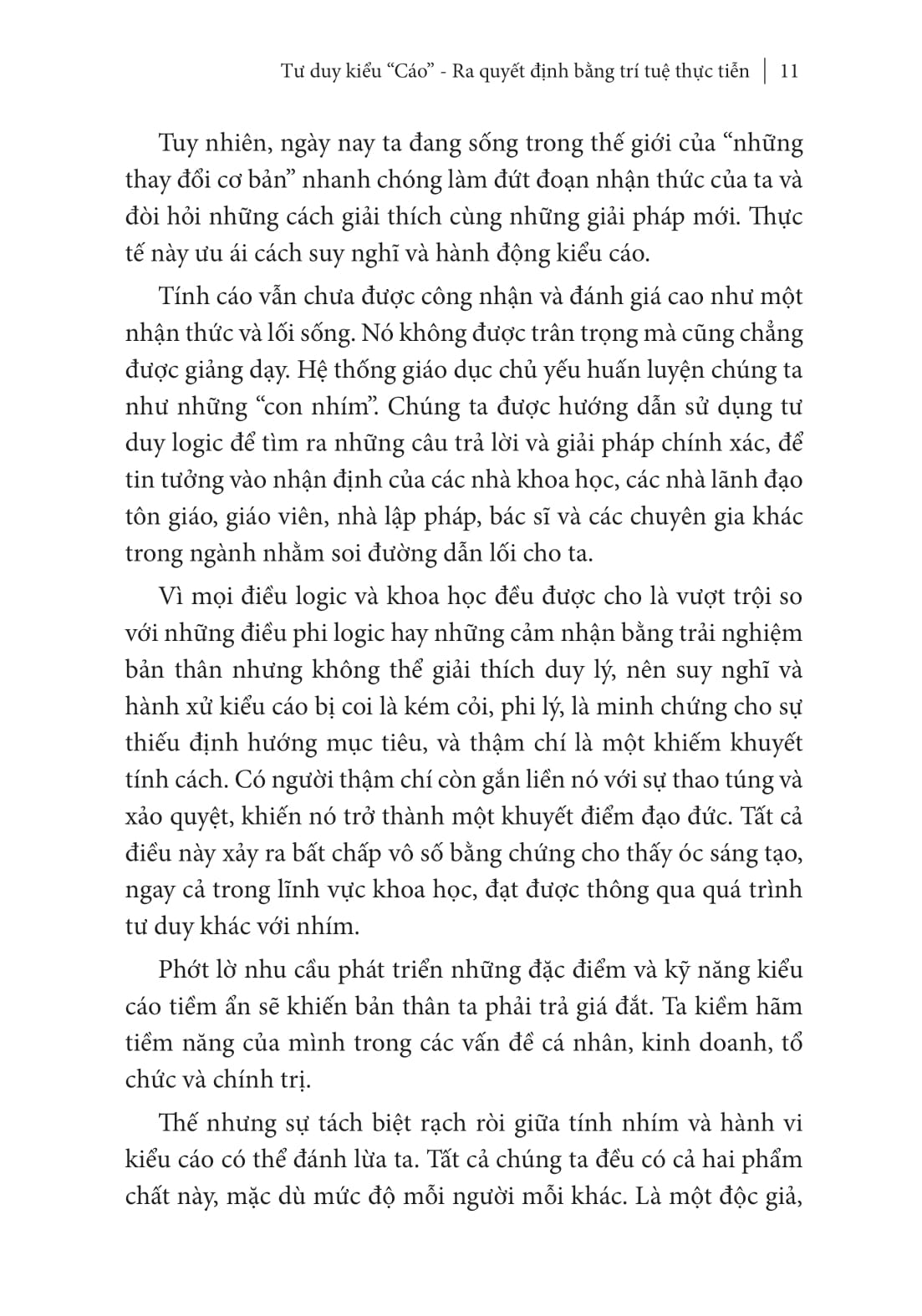Tư Duy Kiểu “Cáo” - Ra Quyết Định Bằng Trí Tuệ Thực Tiễn - Ảnh 10