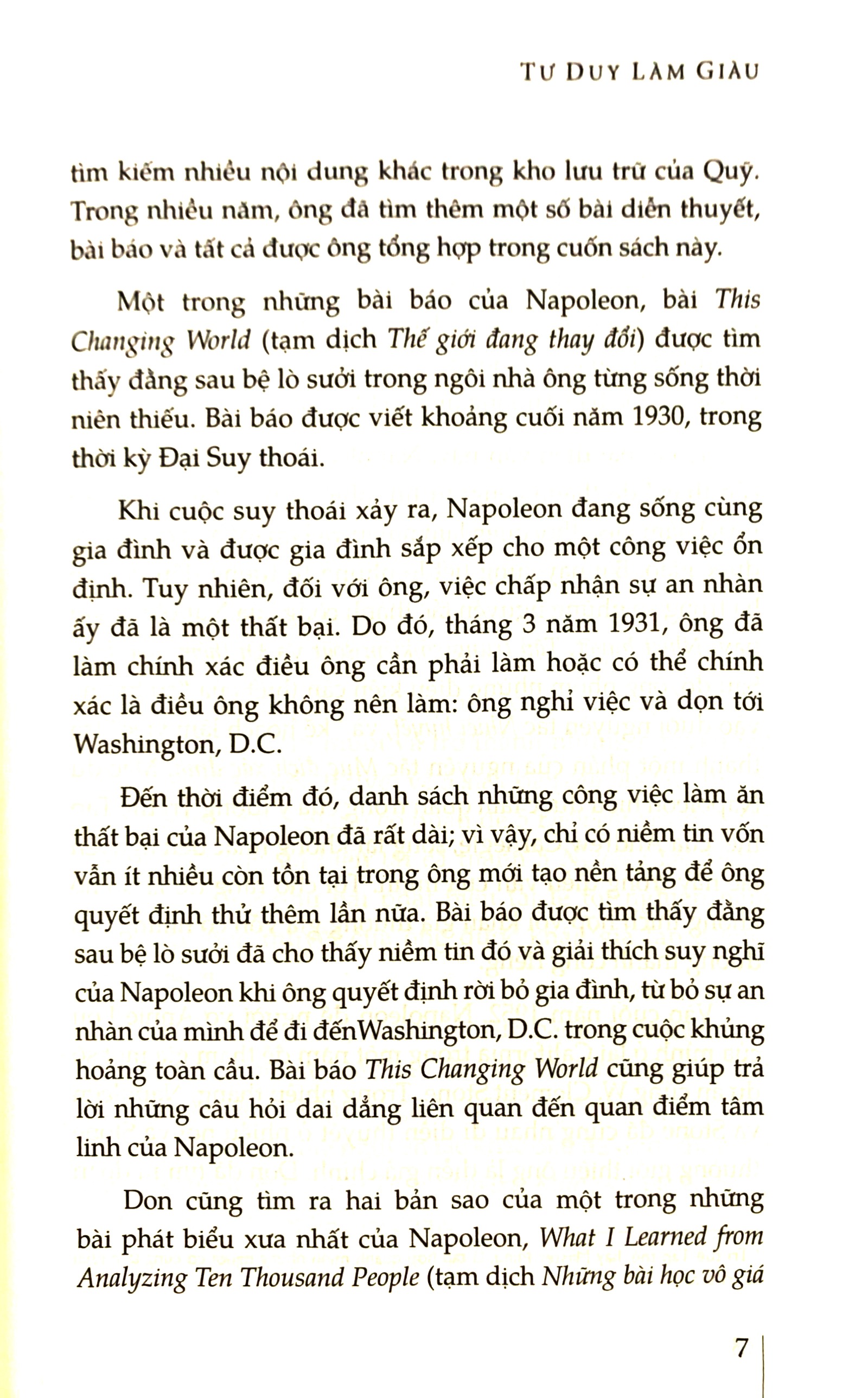 Tư Duy Làm Giàu - Những Bài Nói Chuyện Bất Hủ Của Napoleon Hill (Tái Bản 2025) - Ảnh 5