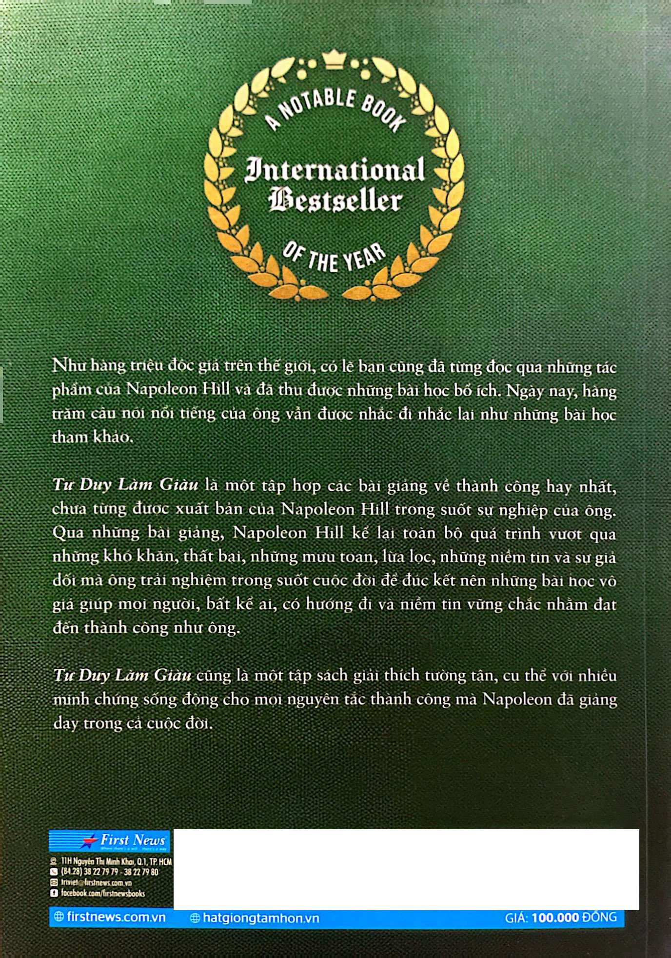 tư duy làm giàu - những bài nói chuyện bất hủ của napoleon hill (tái bản) - Ảnh 6