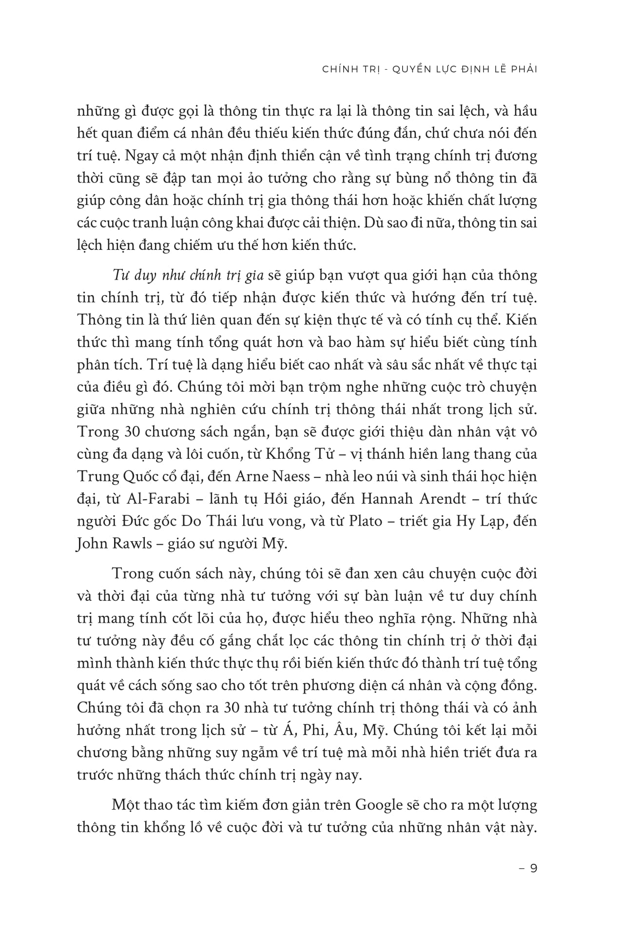 tư duy như chính trị gia - Ảnh 13