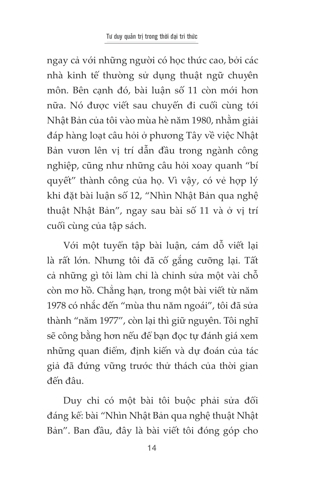 Tư Duy Quản Trị Trong Thời Đại Tri Thức - Ảnh 13