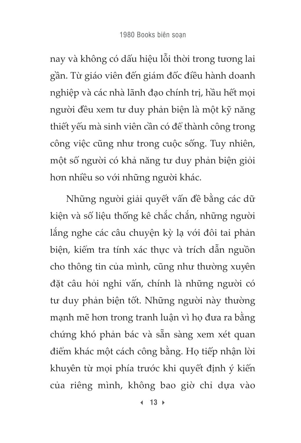 Tư Duy Thực Chiến - Rèn Luyện Và Phát Triển Tư Duy Phản Biện - Ảnh 11