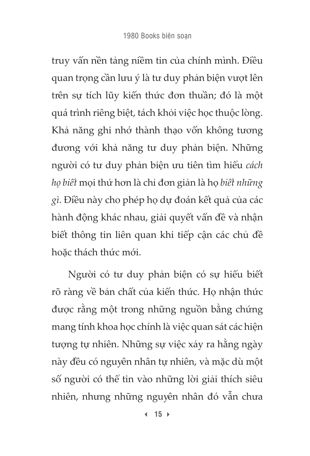Tư Duy Thực Chiến - Rèn Luyện Và Phát Triển Tư Duy Phản Biện - Ảnh 13