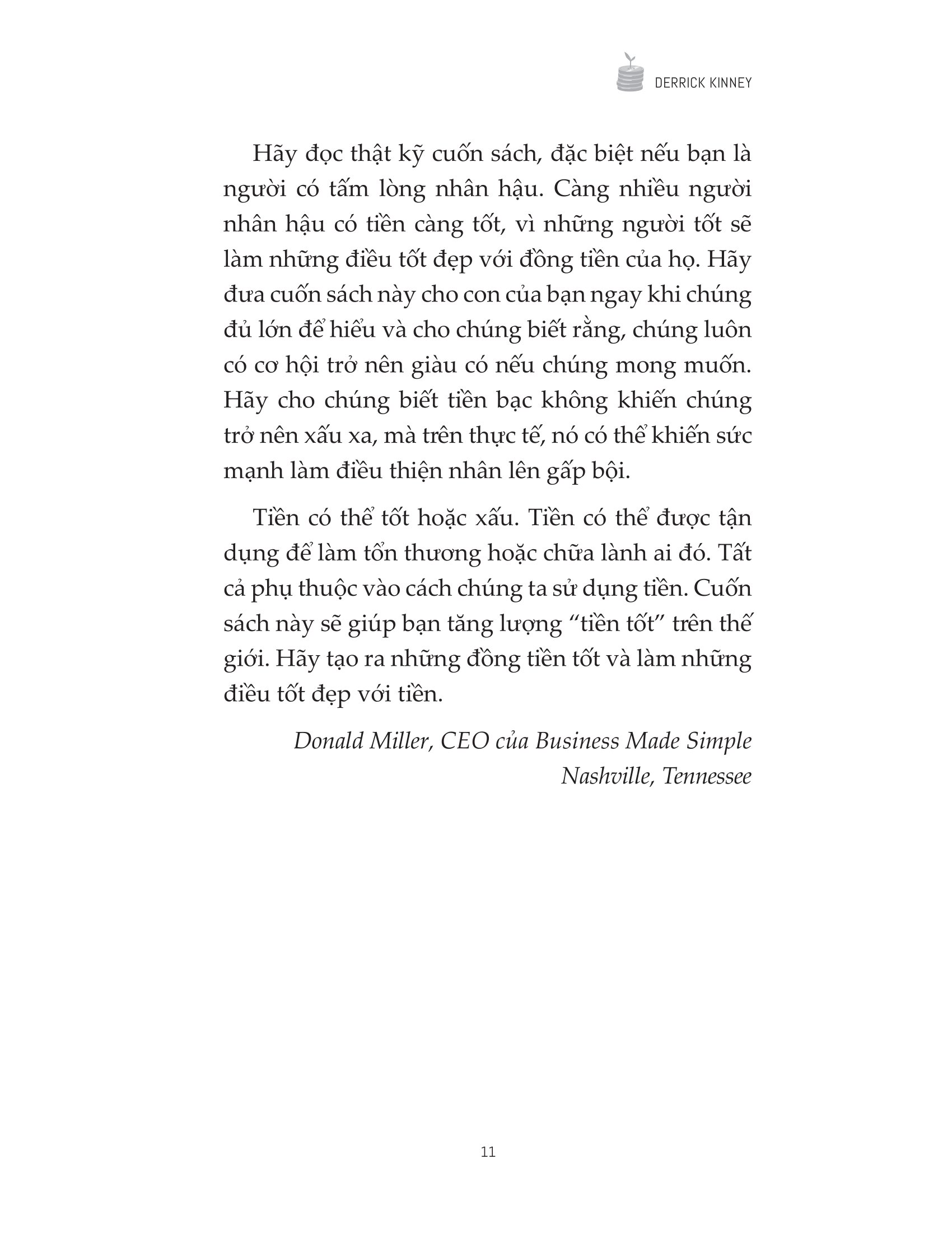 Tư Duy Tiền Bạc - Tiền Sinh Ra Tiền - Ảnh 11