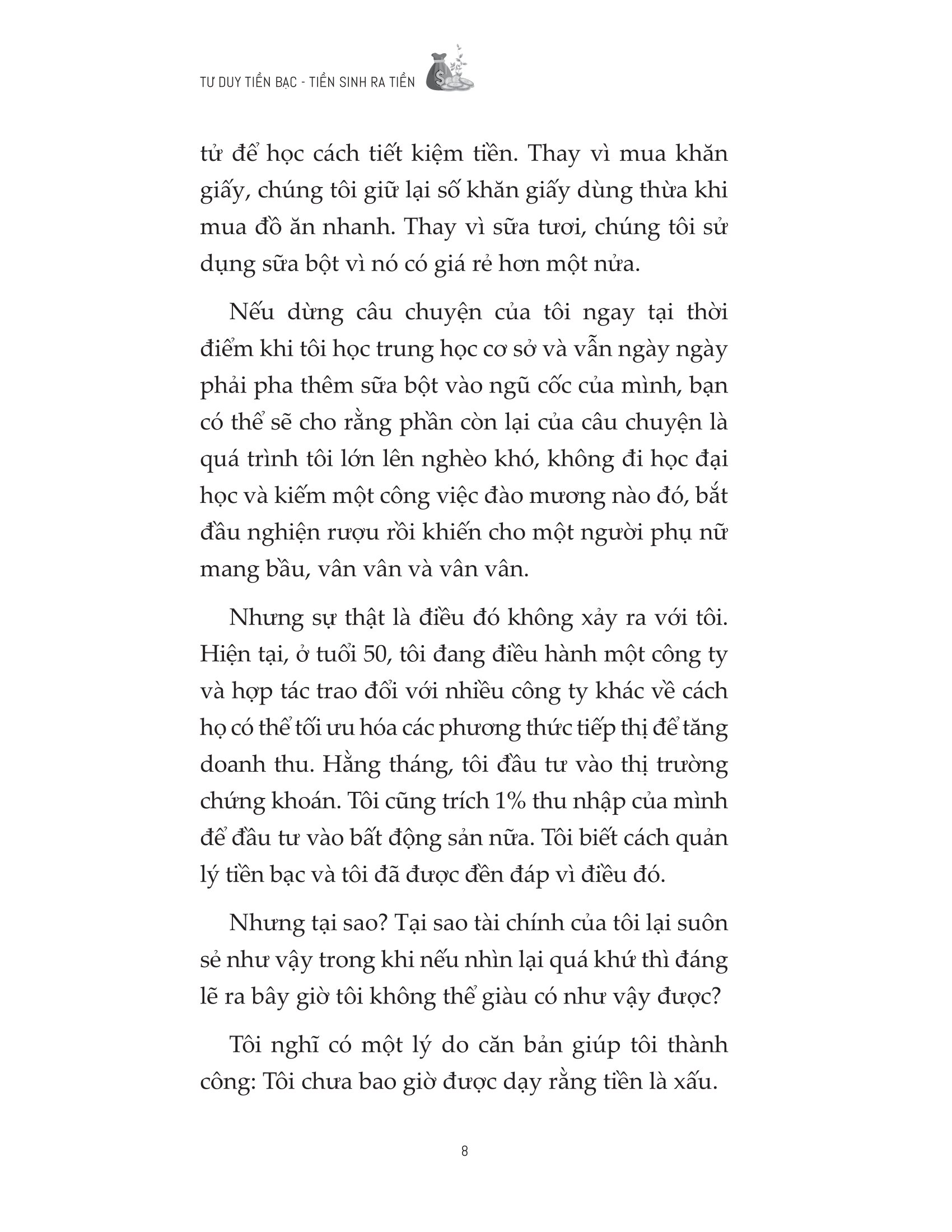 Tư Duy Tiền Bạc - Tiền Sinh Ra Tiền - Ảnh 8