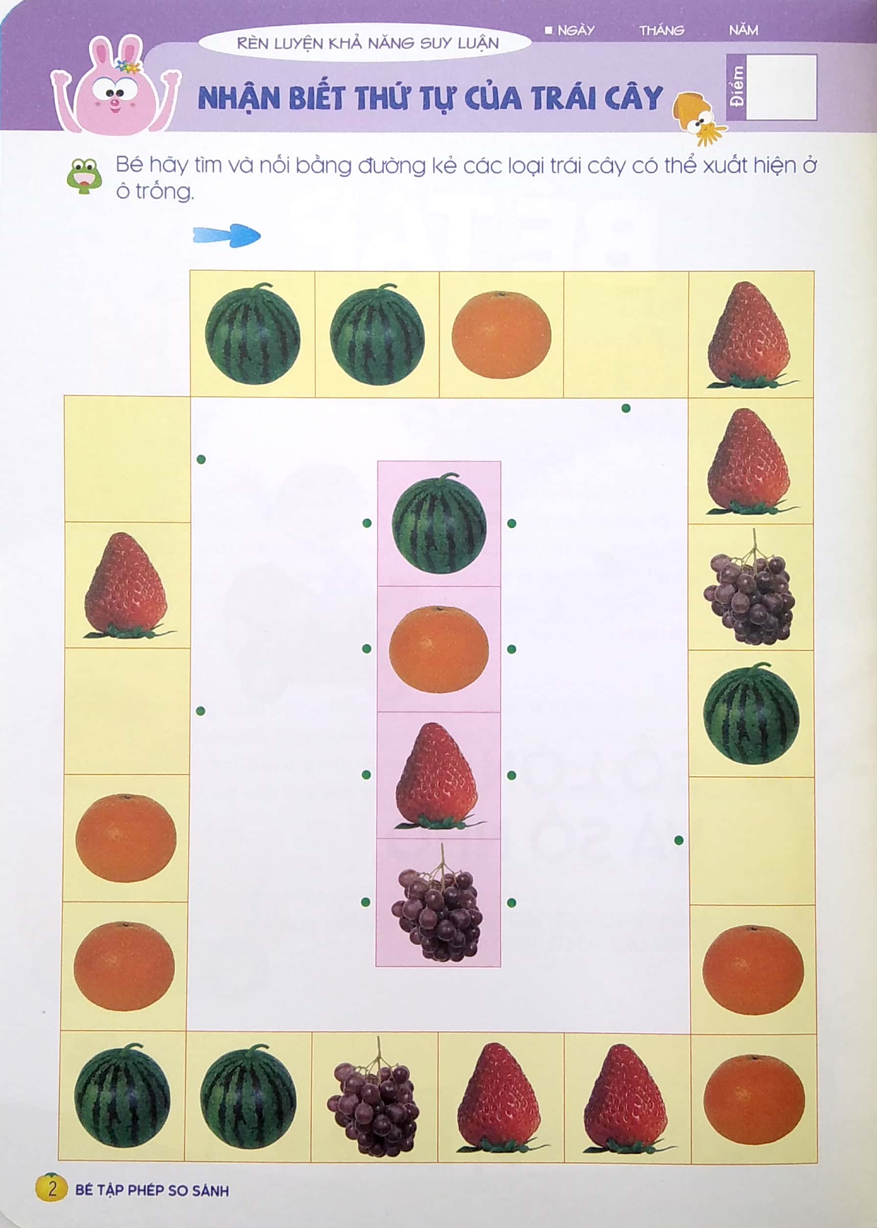 tư duy toán học hàn quốc - bé tập phép so sánh - Ảnh 4