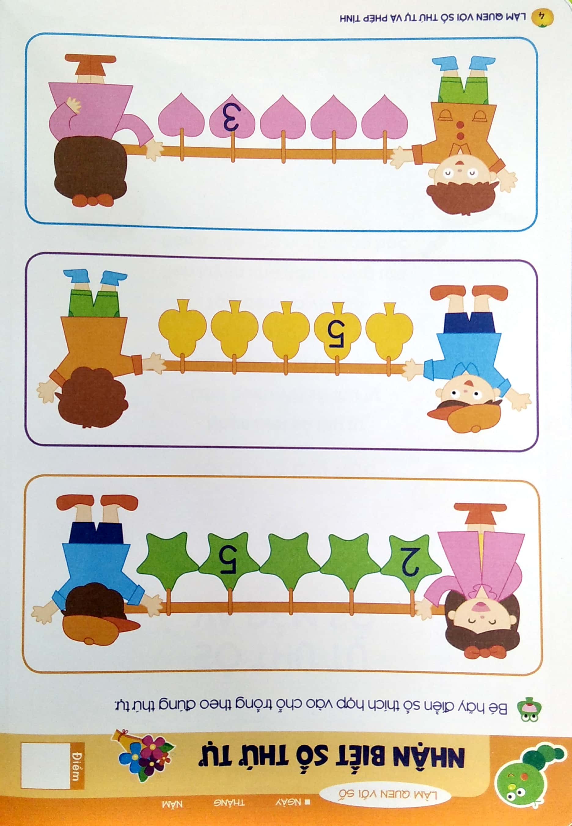 tư duy toán học hàn quốc - làm quen với số thứ tự và phép tính - Ảnh 5