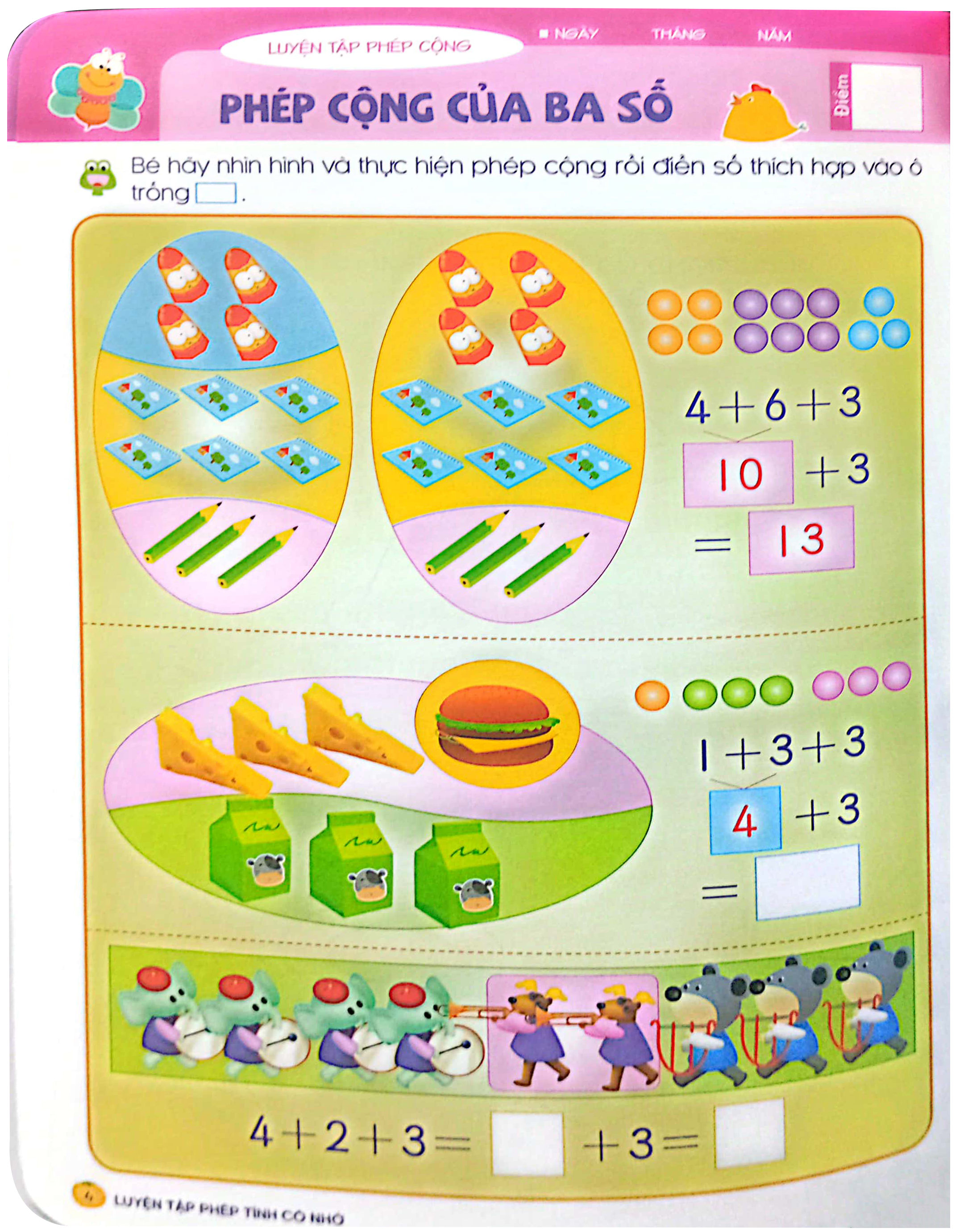 tư duy toán học hàn quốc - luyện tập phép tính có nhớ - Ảnh 6