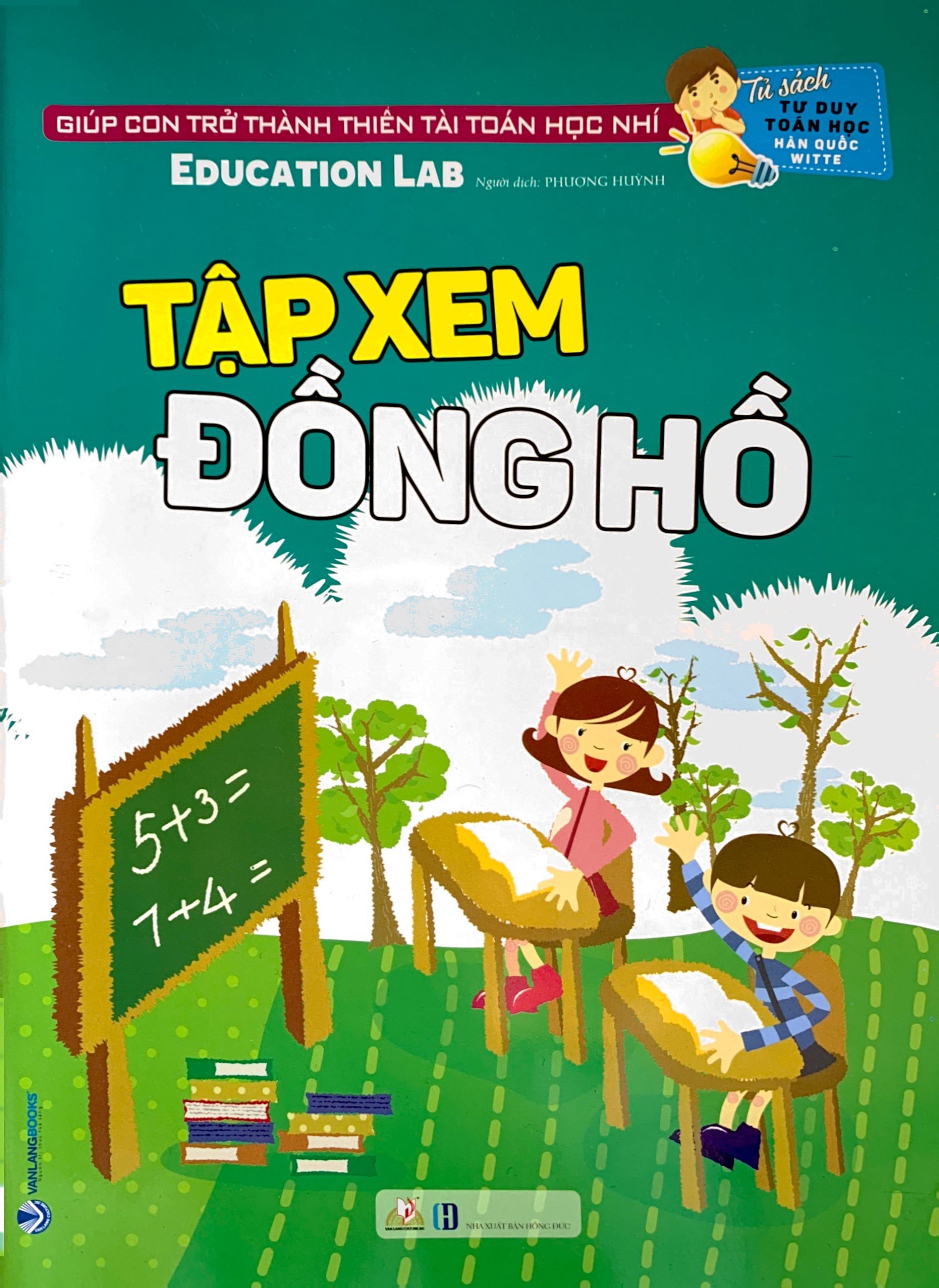 tư duy toán học hàn quốc - tập xem đồng hồ - Ảnh 2