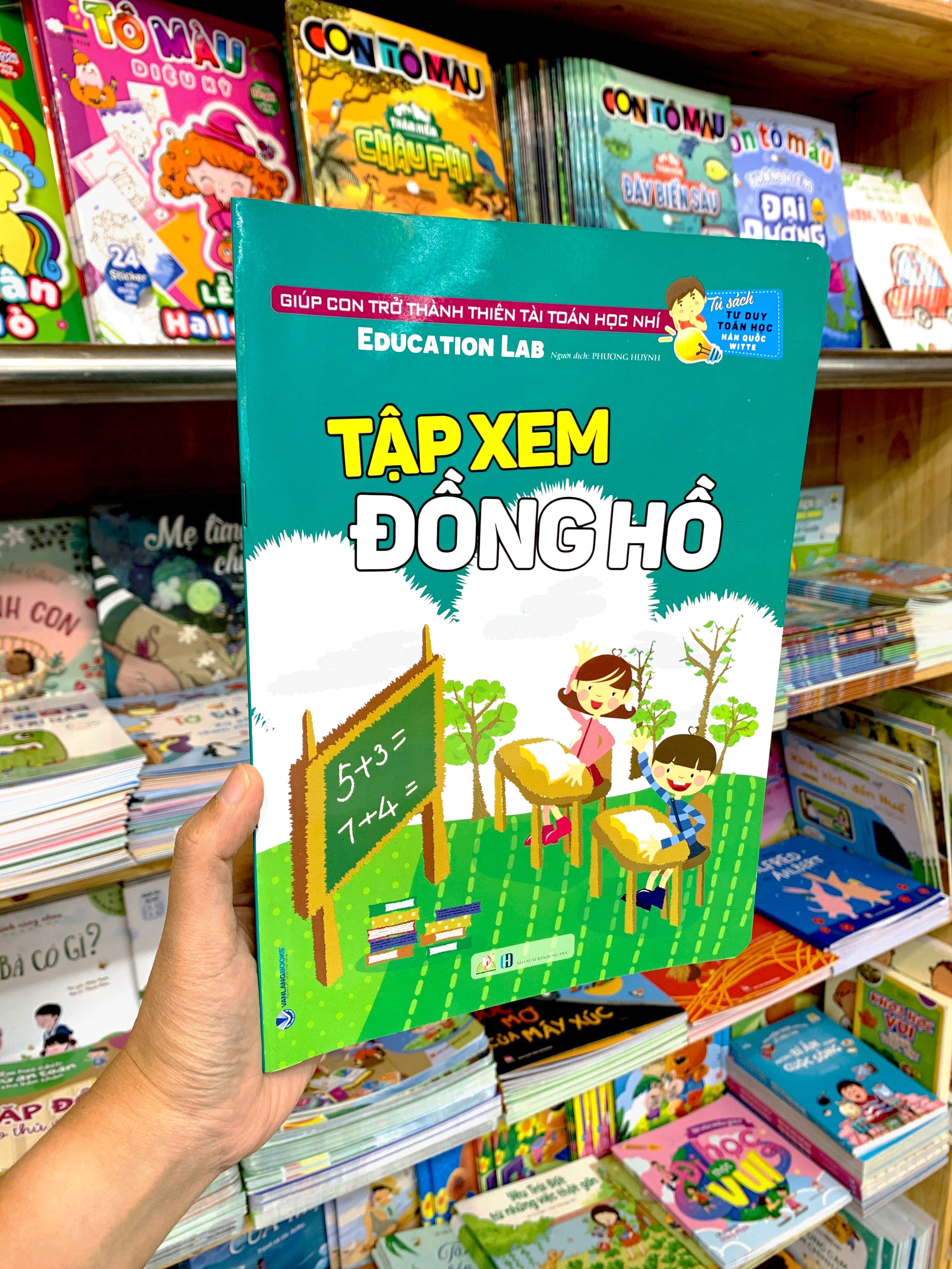 tư duy toán học hàn quốc - tập xem đồng hồ - Ảnh 7