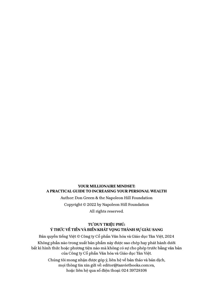 tư duy triệu phú - ý thức về tiền và biến khát vọng thành sự giàu sang - Ảnh 4