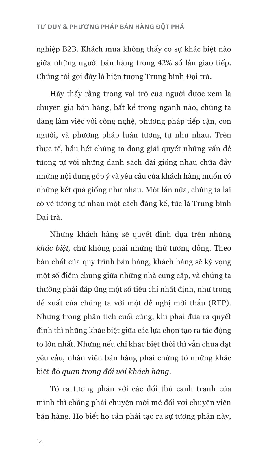 Tư Duy Và Phương Pháp Bán Hàng Đột Phá - Strikingly Different Selling - Ảnh 15