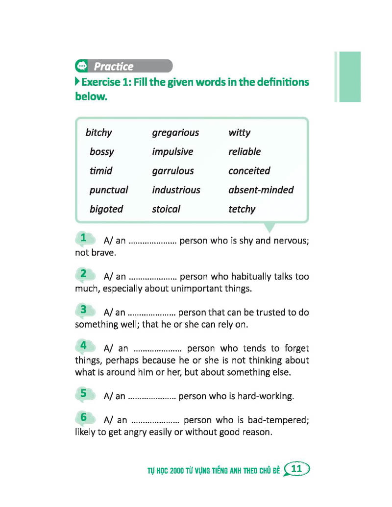 tự học 2000 từ vựng tiếng anh theo chủ đề (tái bản) - Ảnh 13