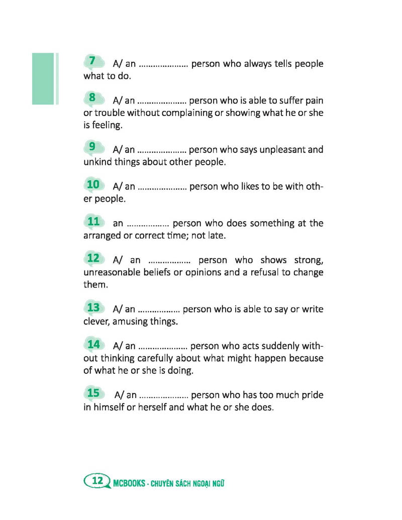 tự học 2000 từ vựng tiếng anh theo chủ đề (tái bản) - Ảnh 14