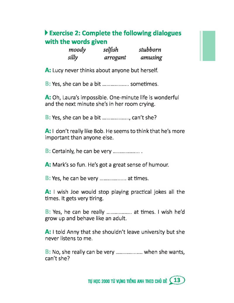 tự học 2000 từ vựng tiếng anh theo chủ đề (tái bản) - Ảnh 15