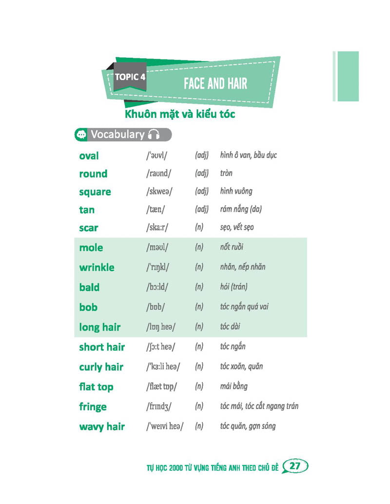 tự học 2000 từ vựng tiếng anh theo chủ đề (tái bản) - Ảnh 29