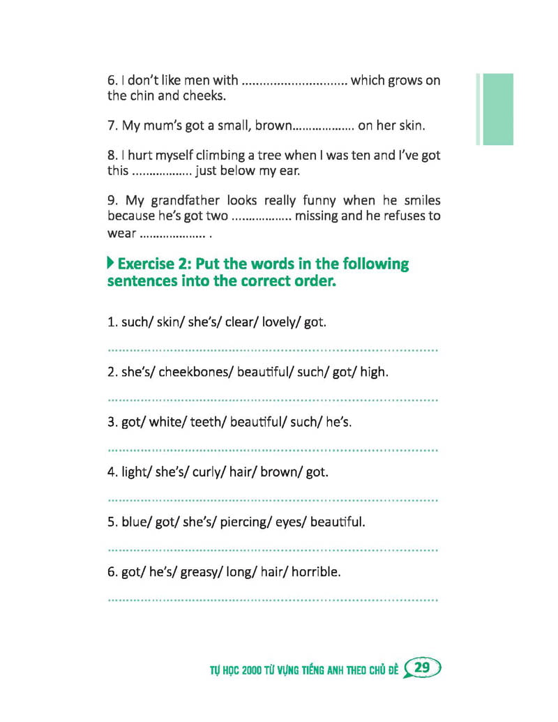 tự học 2000 từ vựng tiếng anh theo chủ đề (tái bản) - Ảnh 31