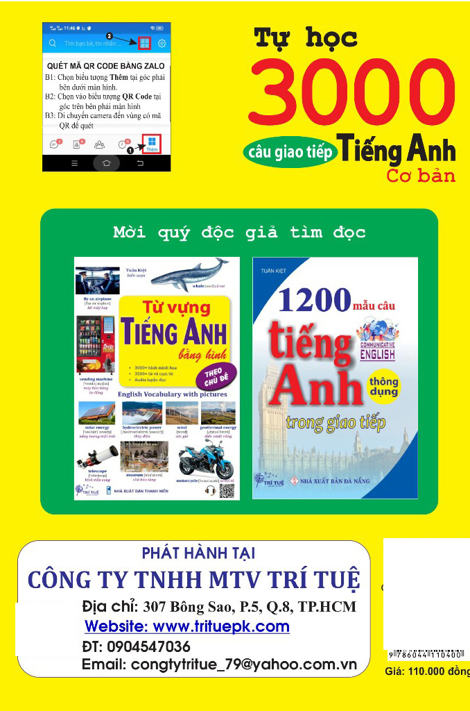 tự học 3000 câu giao tiếp tiếng anh cơ bản - Ảnh 10