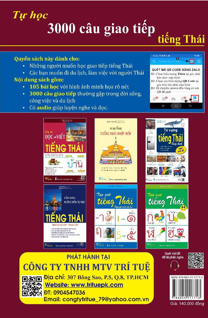 tự học 3000 câu giao tiếp tiếng thái - Ảnh 10