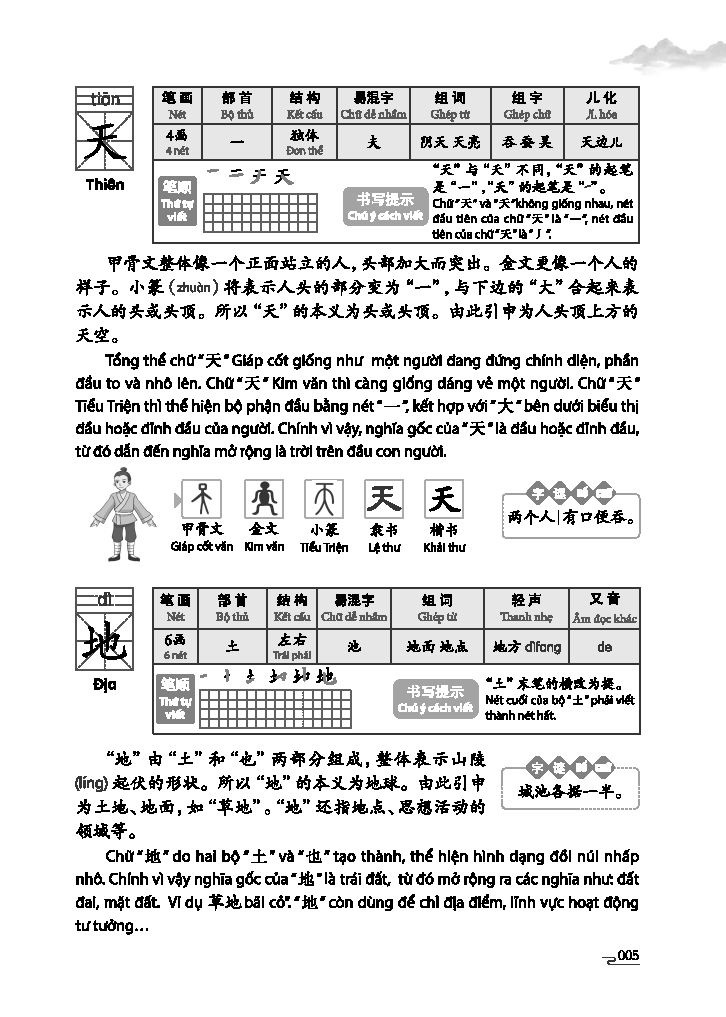tự học 3500 chữ hán - sơ cấp - quyển thượng - Ảnh 3