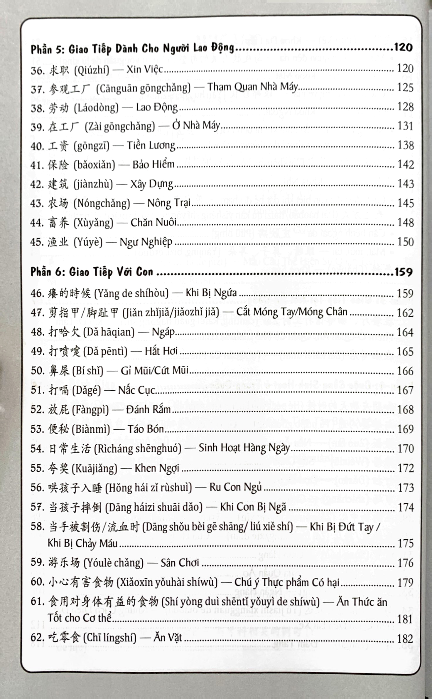 tự học 5000 câu giao tiếp tiếng trung thông dụng - Ảnh 6