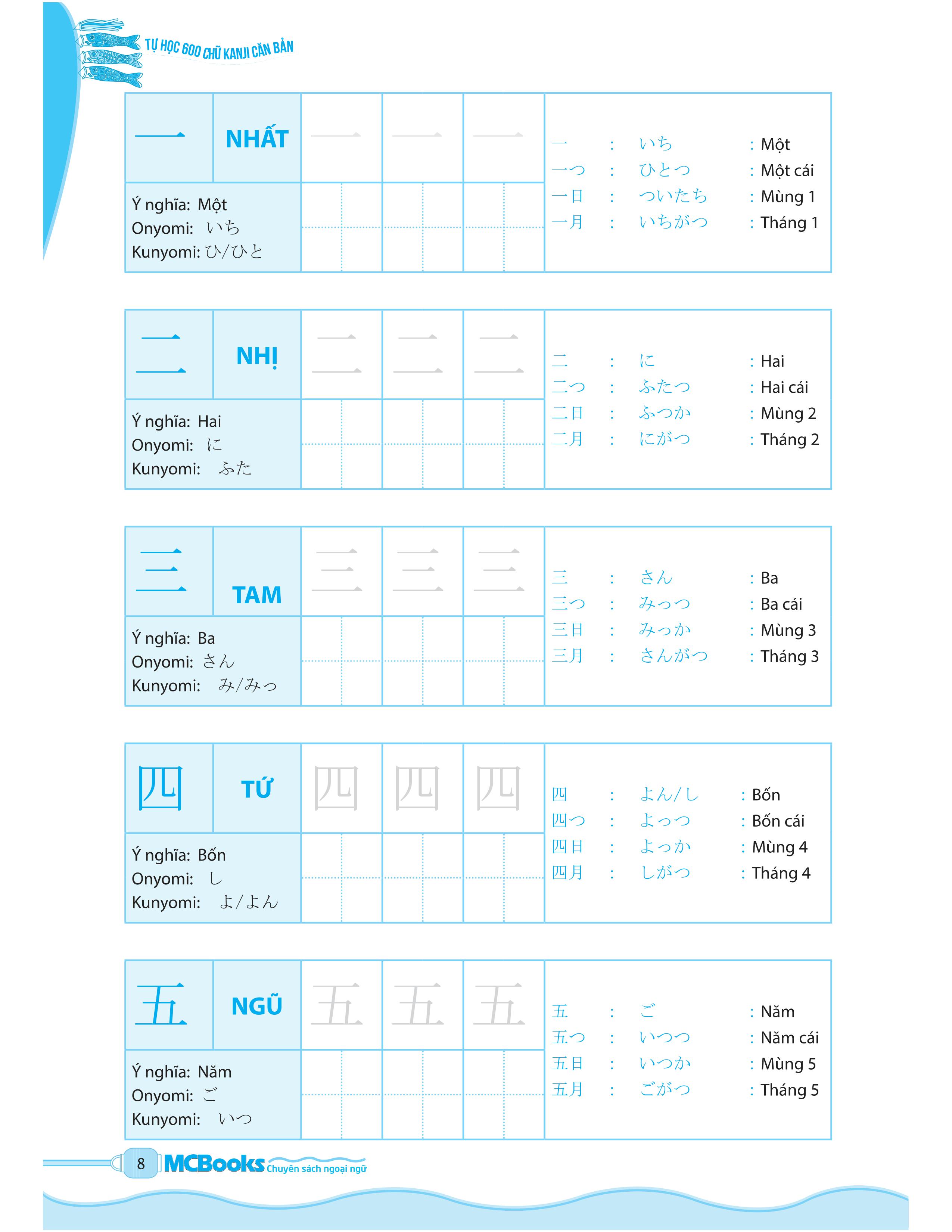 tự học 600 chữ kanji căn bản (tái bản) - Ảnh 7