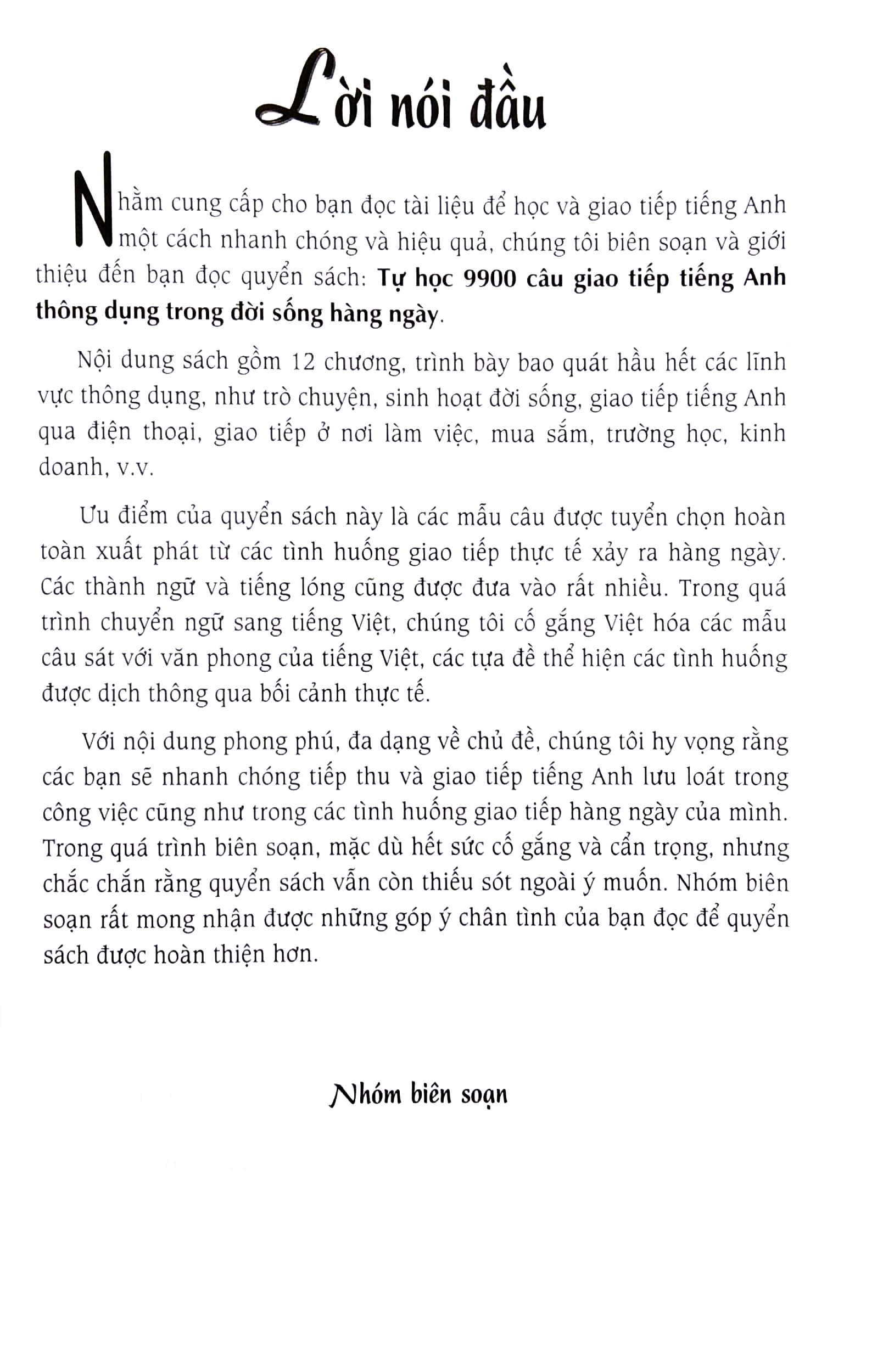 tự học 9900 câu giao tiếp tiếng anh thông dụng trong đời sống hàng ngày - Ảnh 3