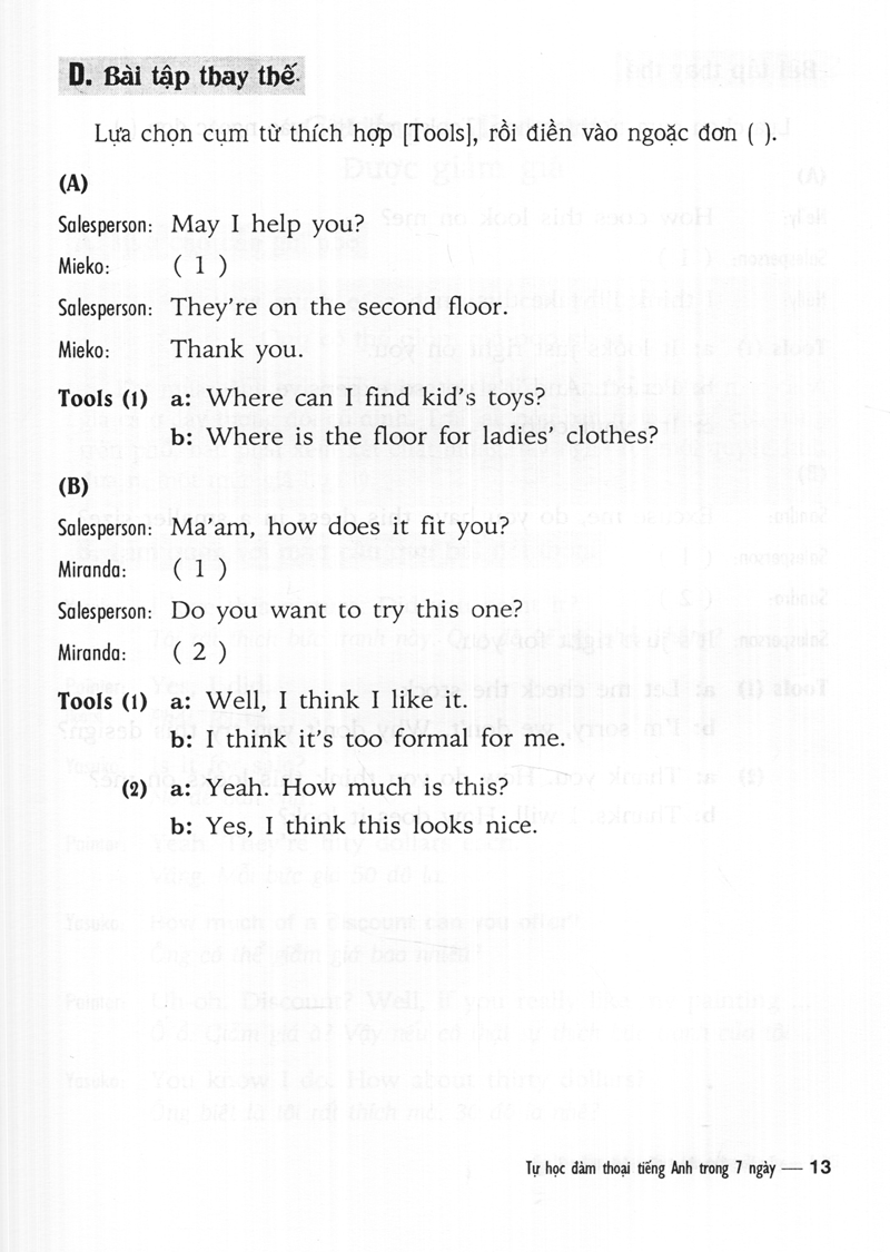 tự học đàm thoại tiếng anh trong 7 ngày (kèm cd) - Ảnh 9