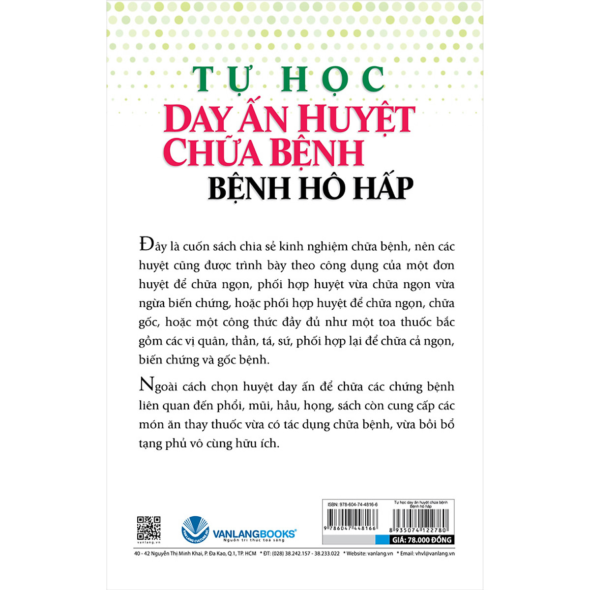 tự học day ấn huyệt chữa bệnh - bệnh hô hấp (tái bản 2020) - Ảnh 3