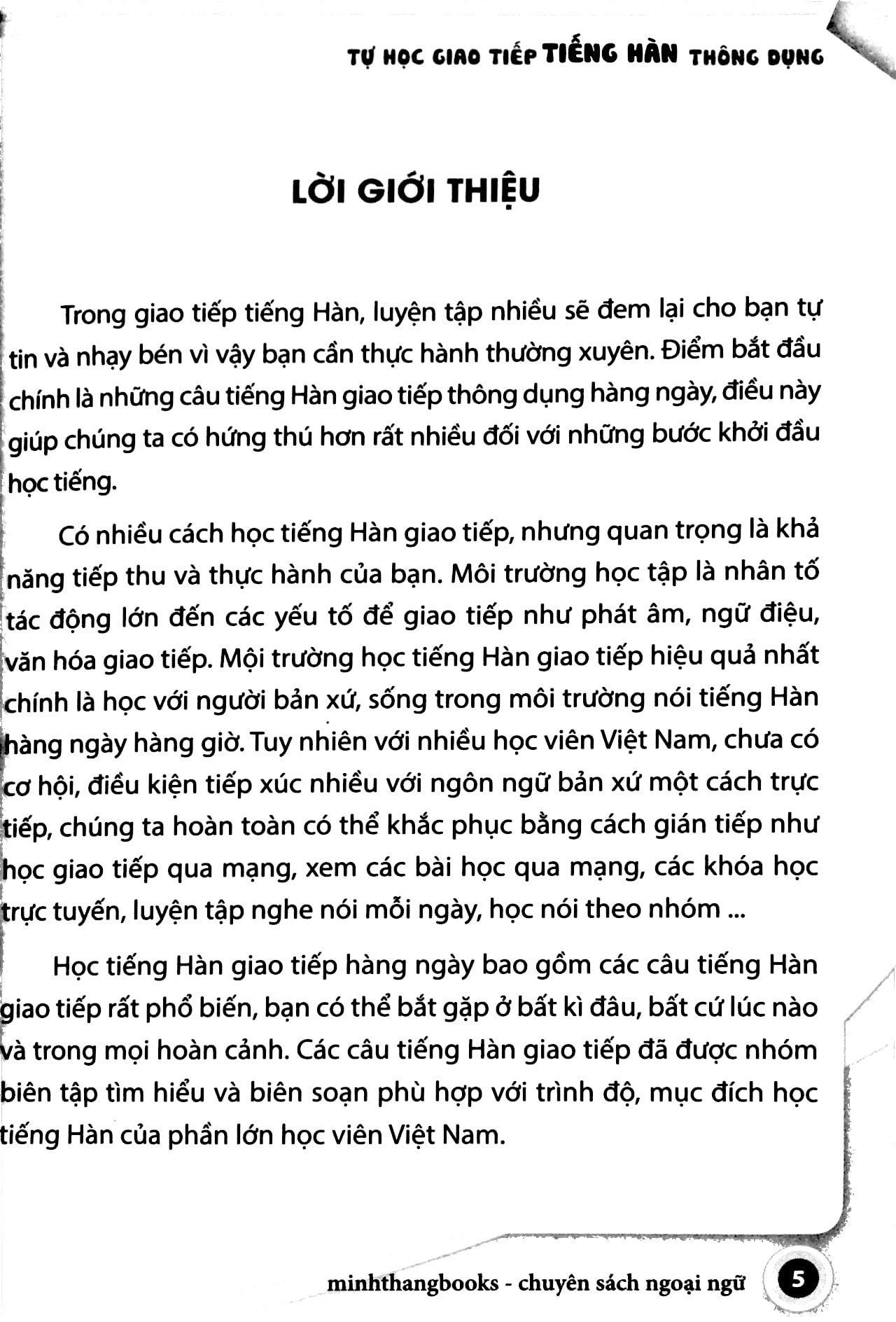 tự học giao tiếp tiếng hàn thông dụng (tái bản 2023) - Ảnh 3