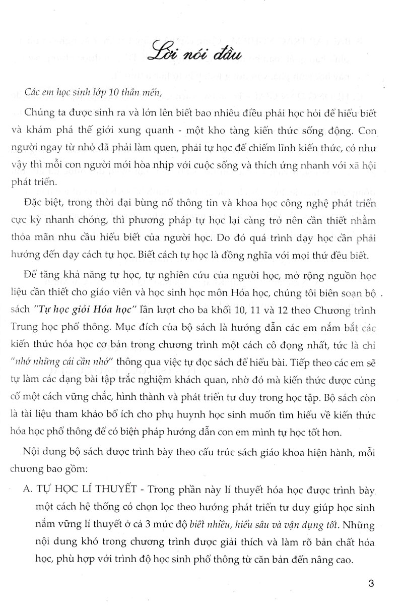 tự học giỏi hoá 10 (dùng chung cho các bộ sgk hiện hành) - Ảnh 3