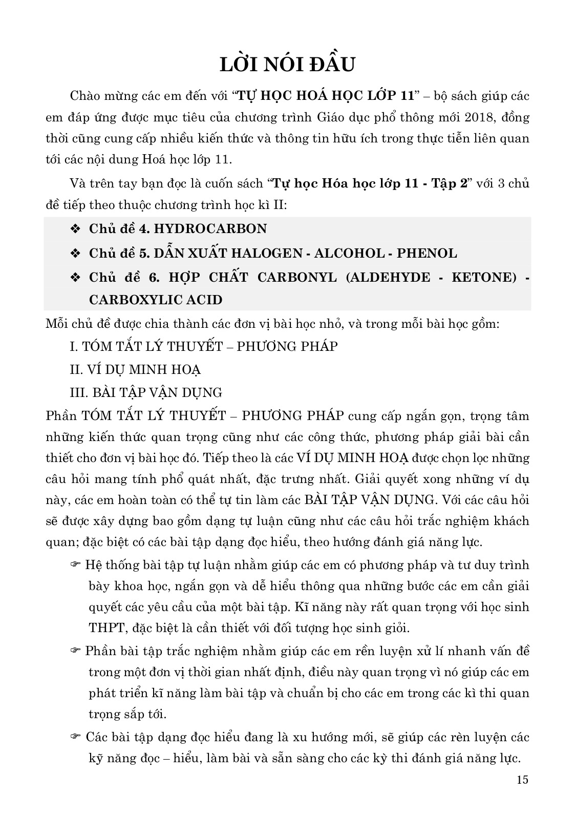 tự học hóa học lớp 11 - tập 2 - Ảnh 2