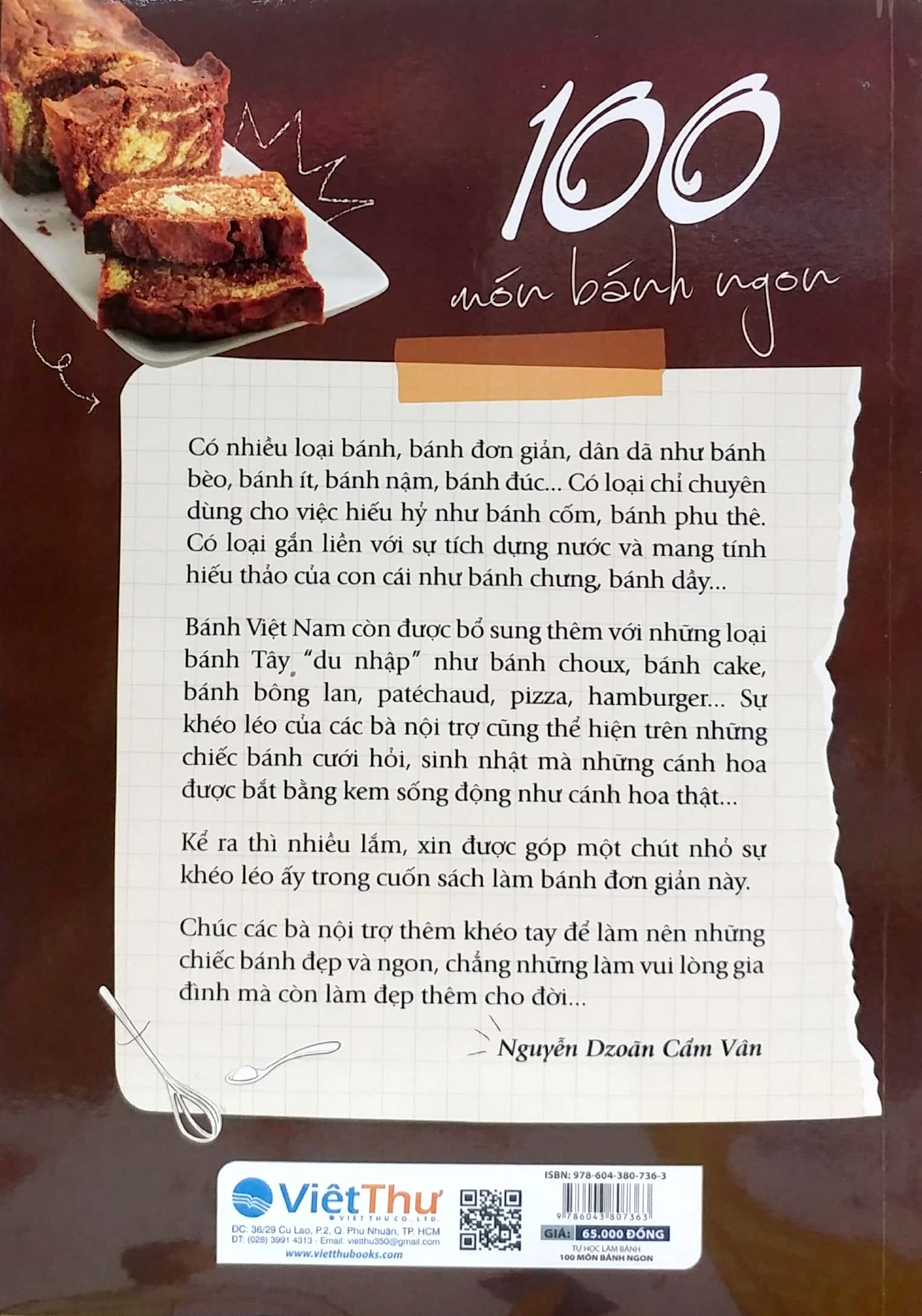 tự học làm bánh - 100 món bánh ngon (tái bản 2023) - Ảnh 6