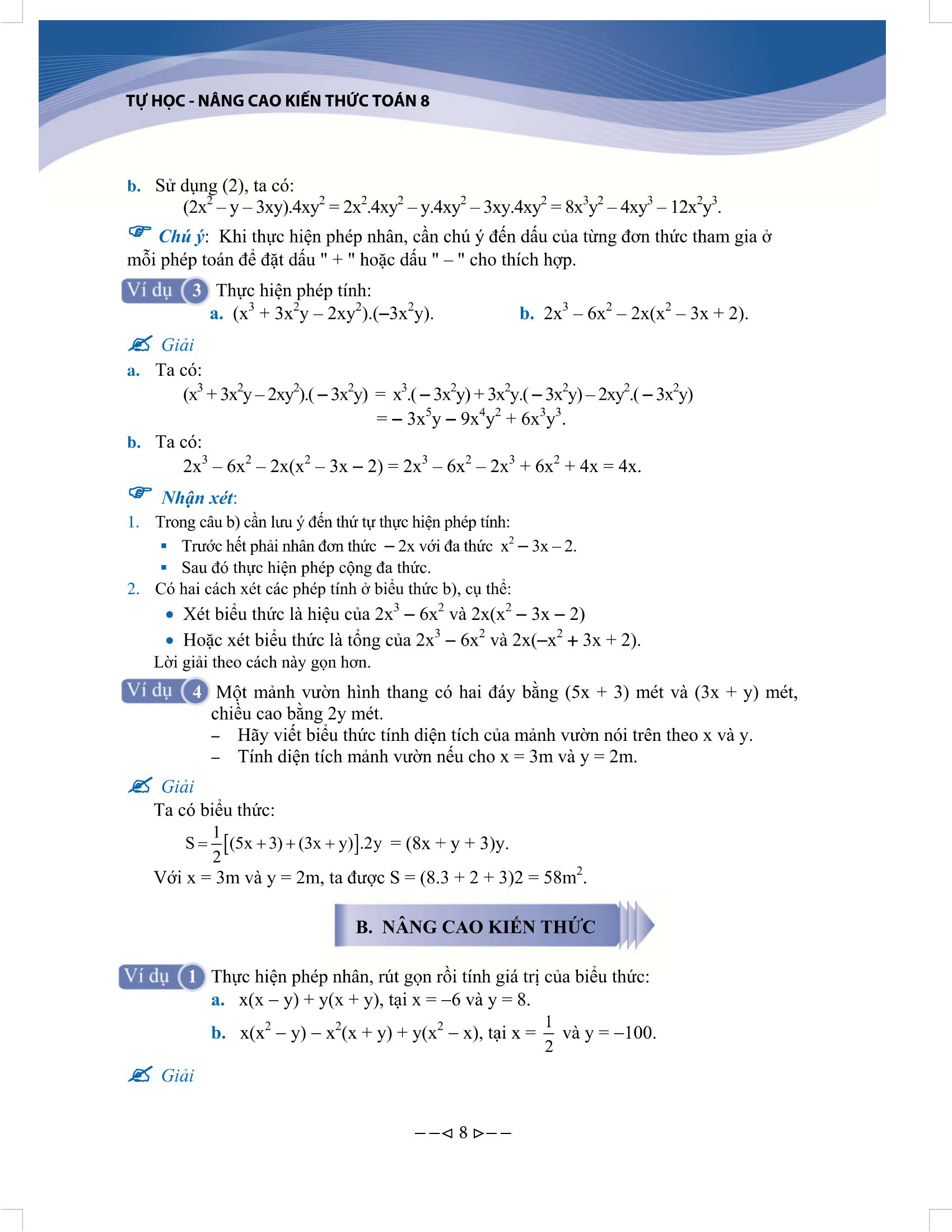 tự học nâng cao kiến thức toán 8 (tái bản 2022) - Ảnh 9