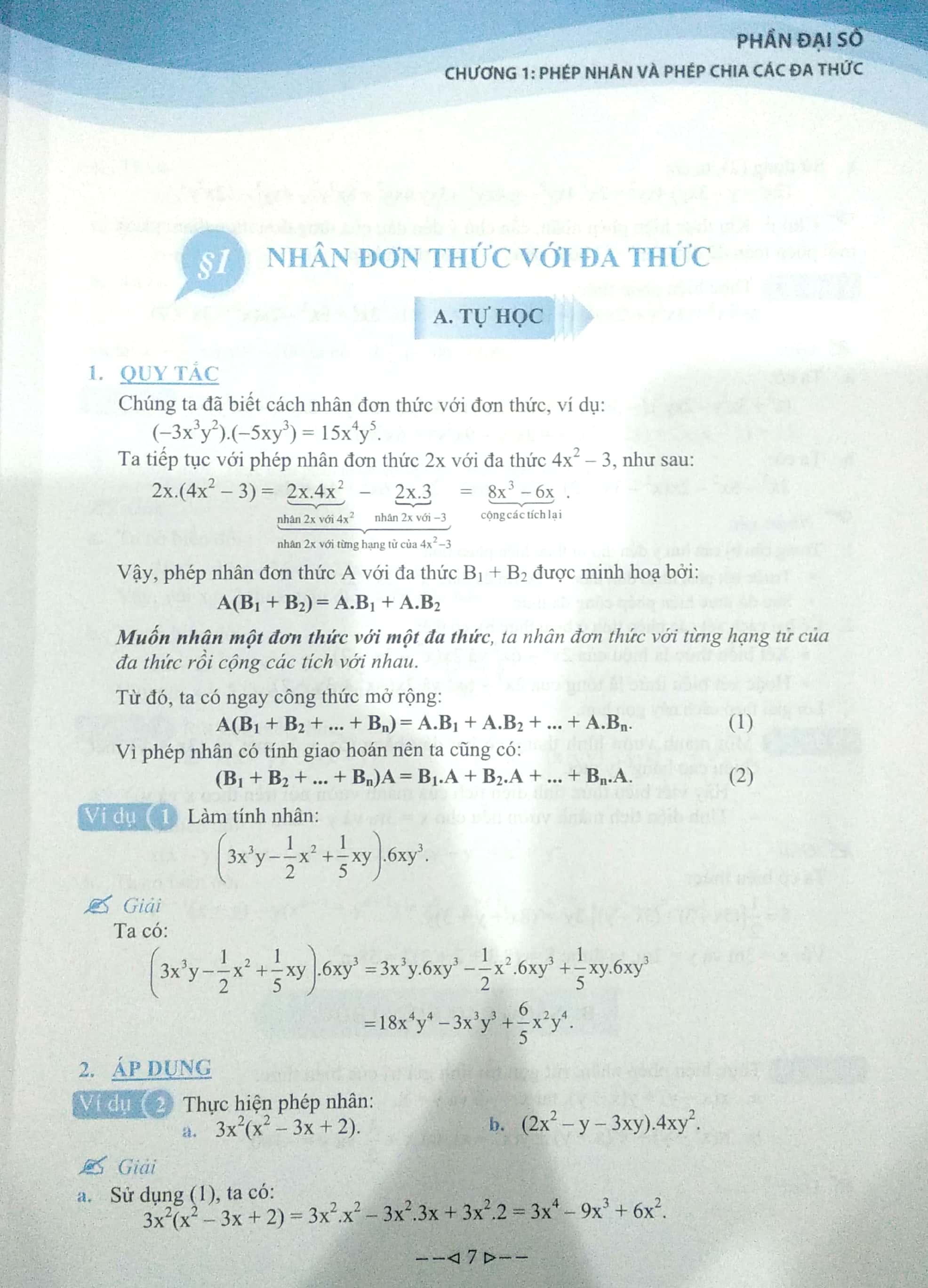 Tự Học - Nâng Cao Kiến Thức Toán Lớp 8 - Ảnh 4