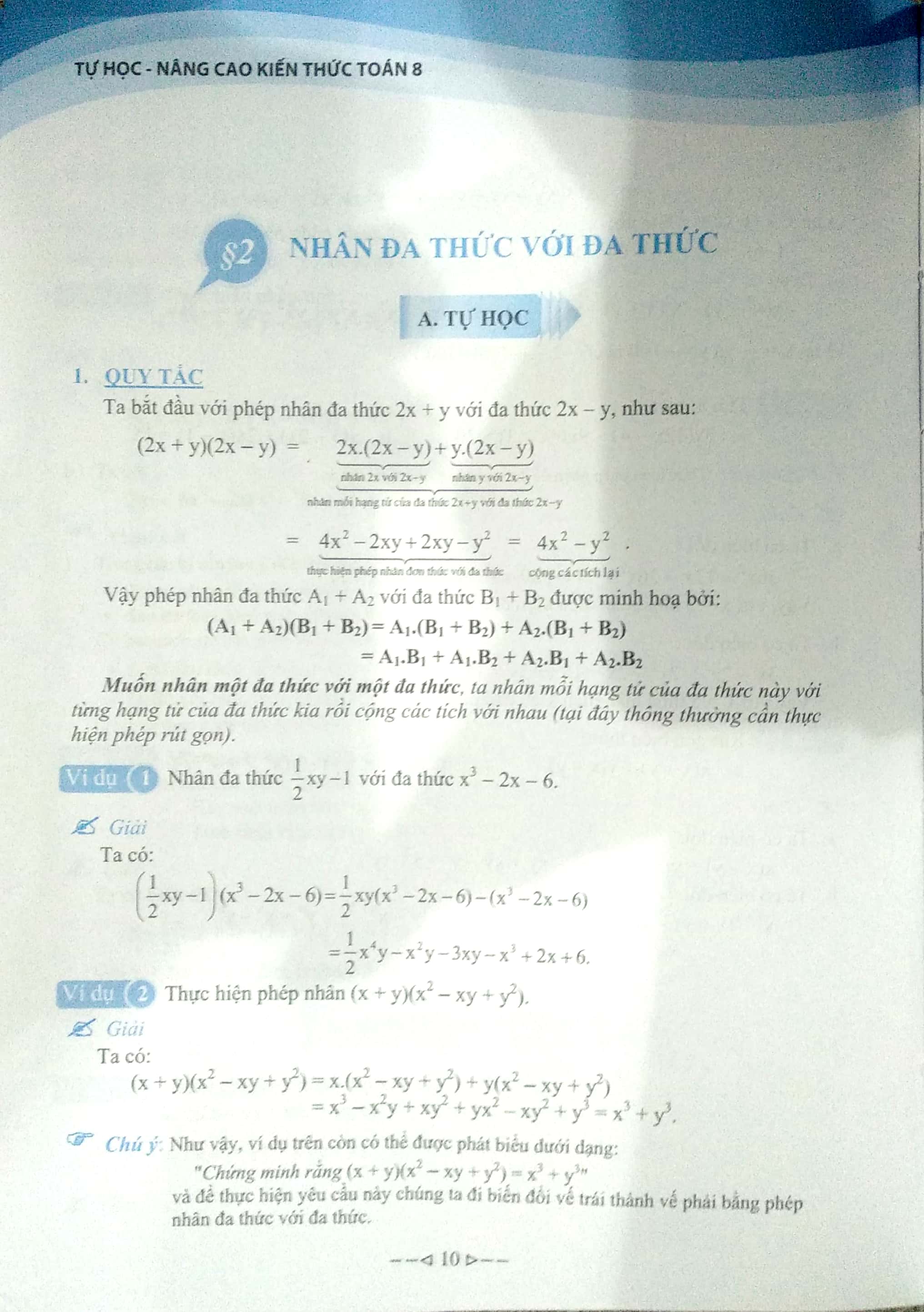 Tự Học - Nâng Cao Kiến Thức Toán Lớp 8 - Ảnh 7