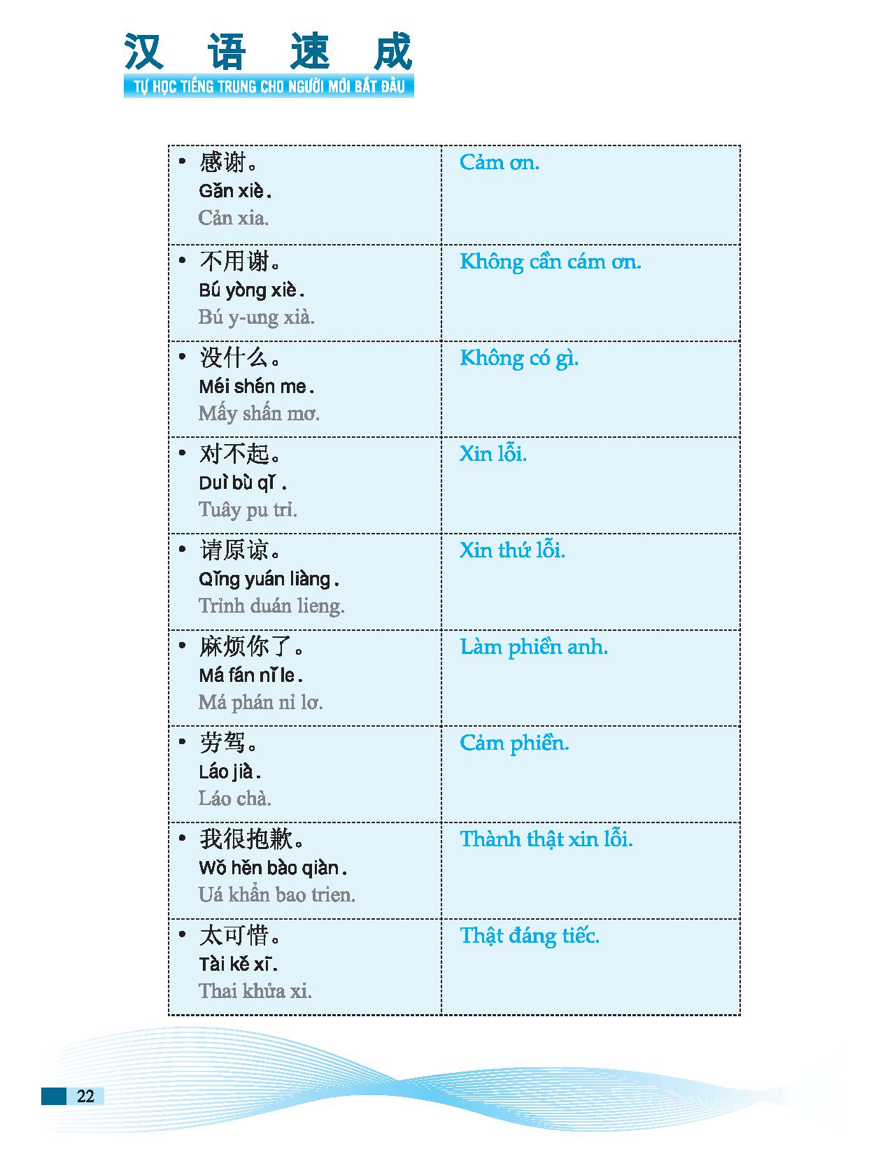 tự học tiếng trung cho người mới bắt đầu (tái bản 2023) - Ảnh 10