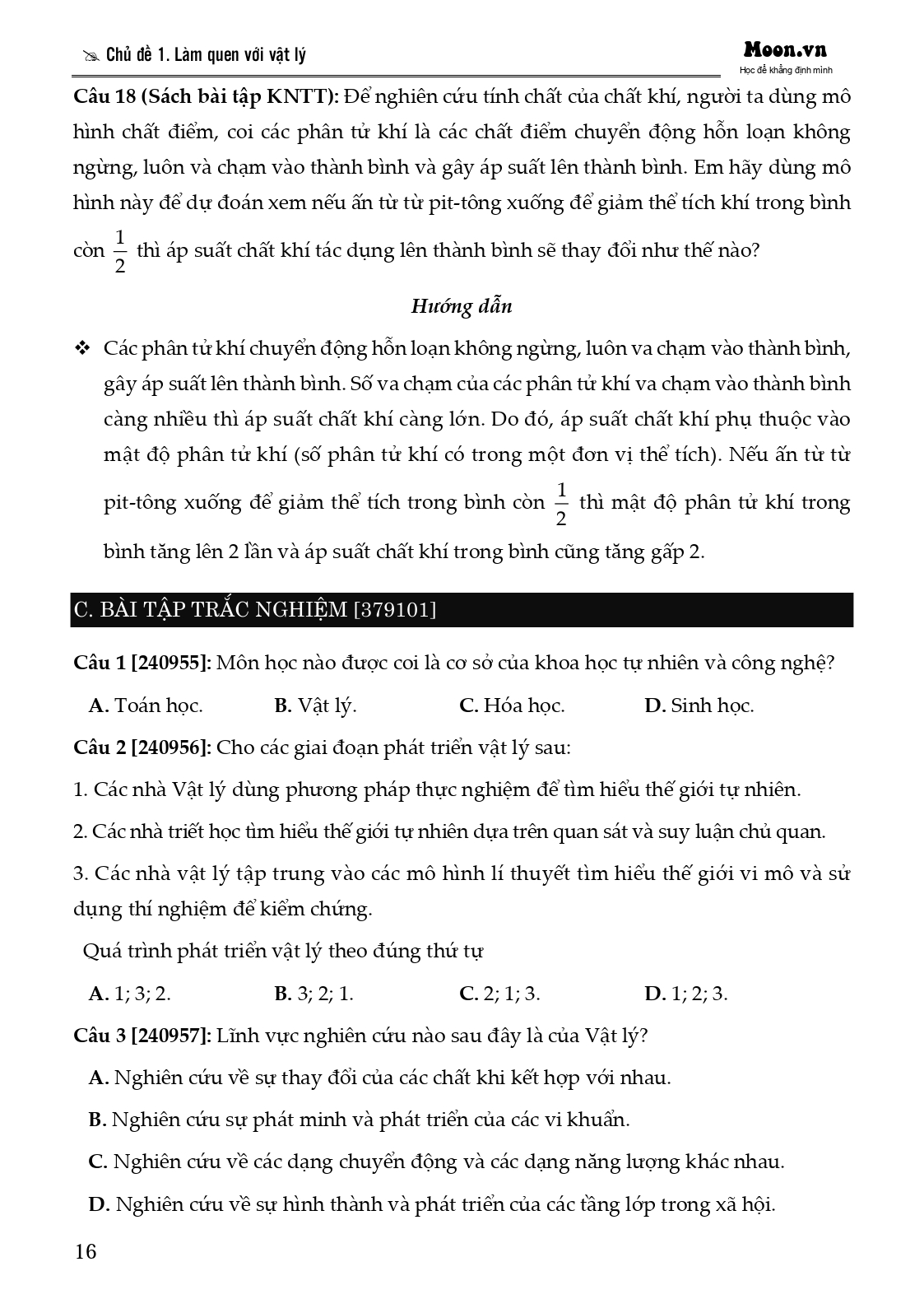 tự học vật lí lớp 10 - tập 1 (theo chương trình sgk mới) - Ảnh 13