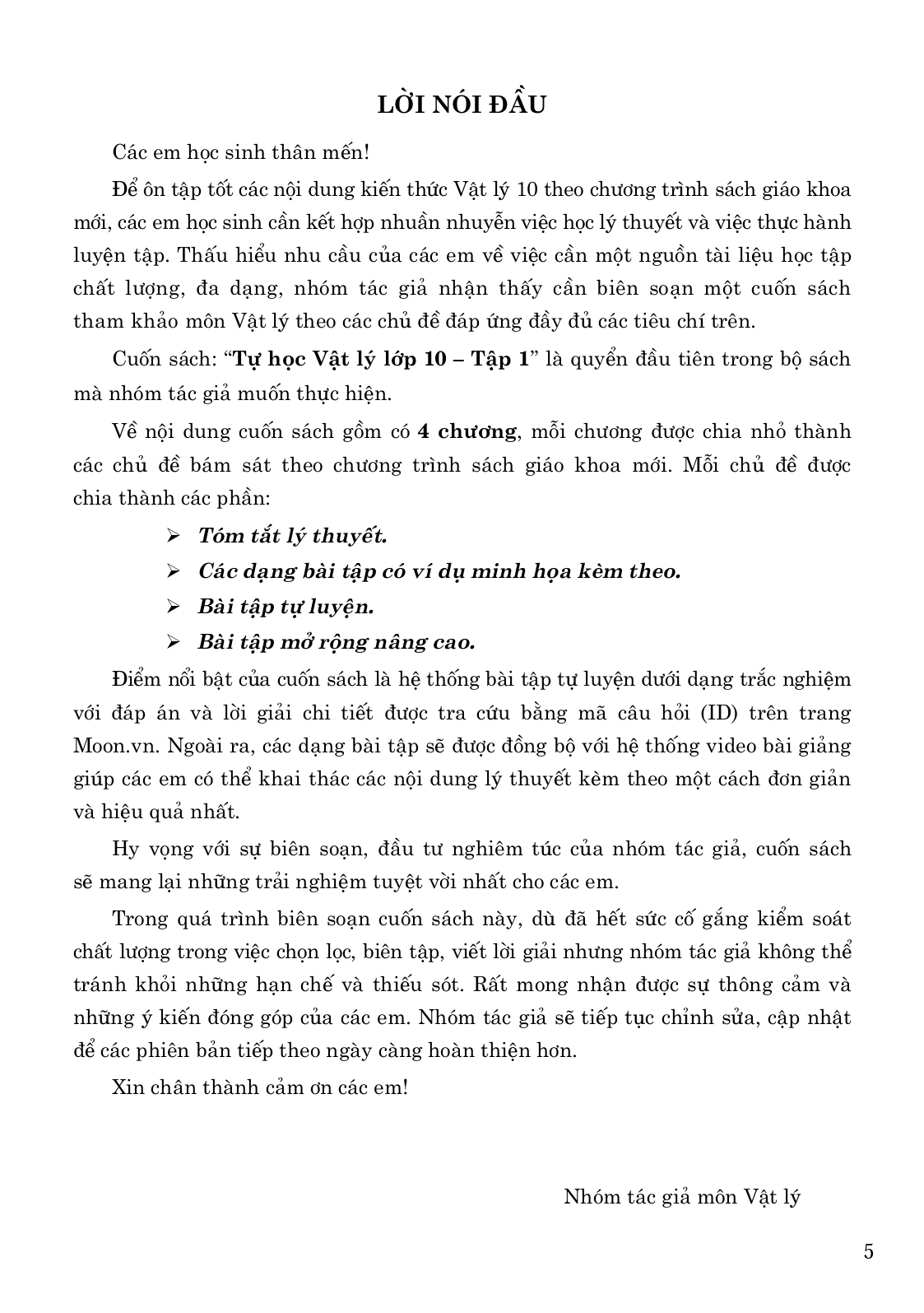 tự học vật lí lớp 10 - tập 1 (theo chương trình sgk mới) - Ảnh 4