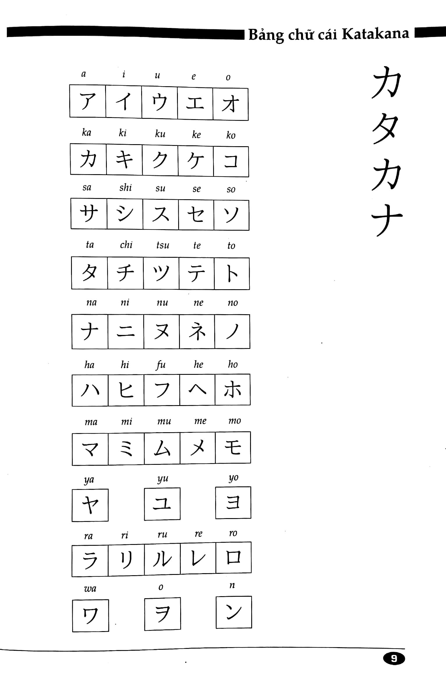 tự học viết tiếng nhật căn bản - katakana (tái bản 2022) - Ảnh 5