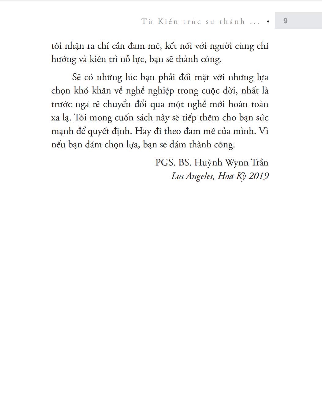 từ kiến trúc sư thành bác sĩ tại hoa kỳ - dám chọn lựa, dám thành công (tái bản 2023) - Ảnh 4