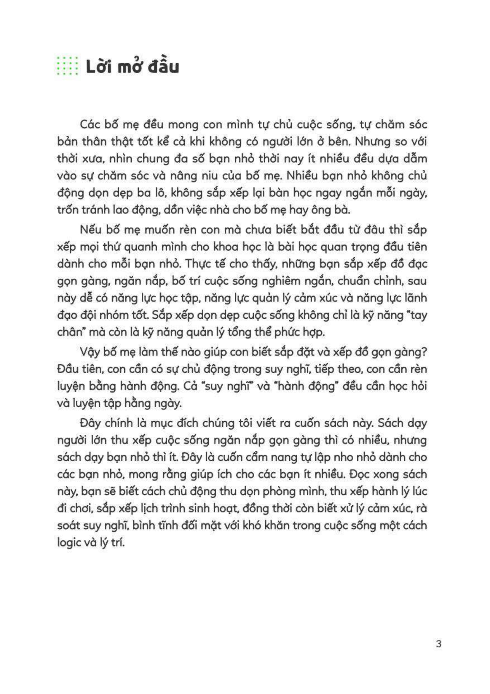 tự lập từ tiểu học - ngăn nắp gọn gàng - Ảnh 2