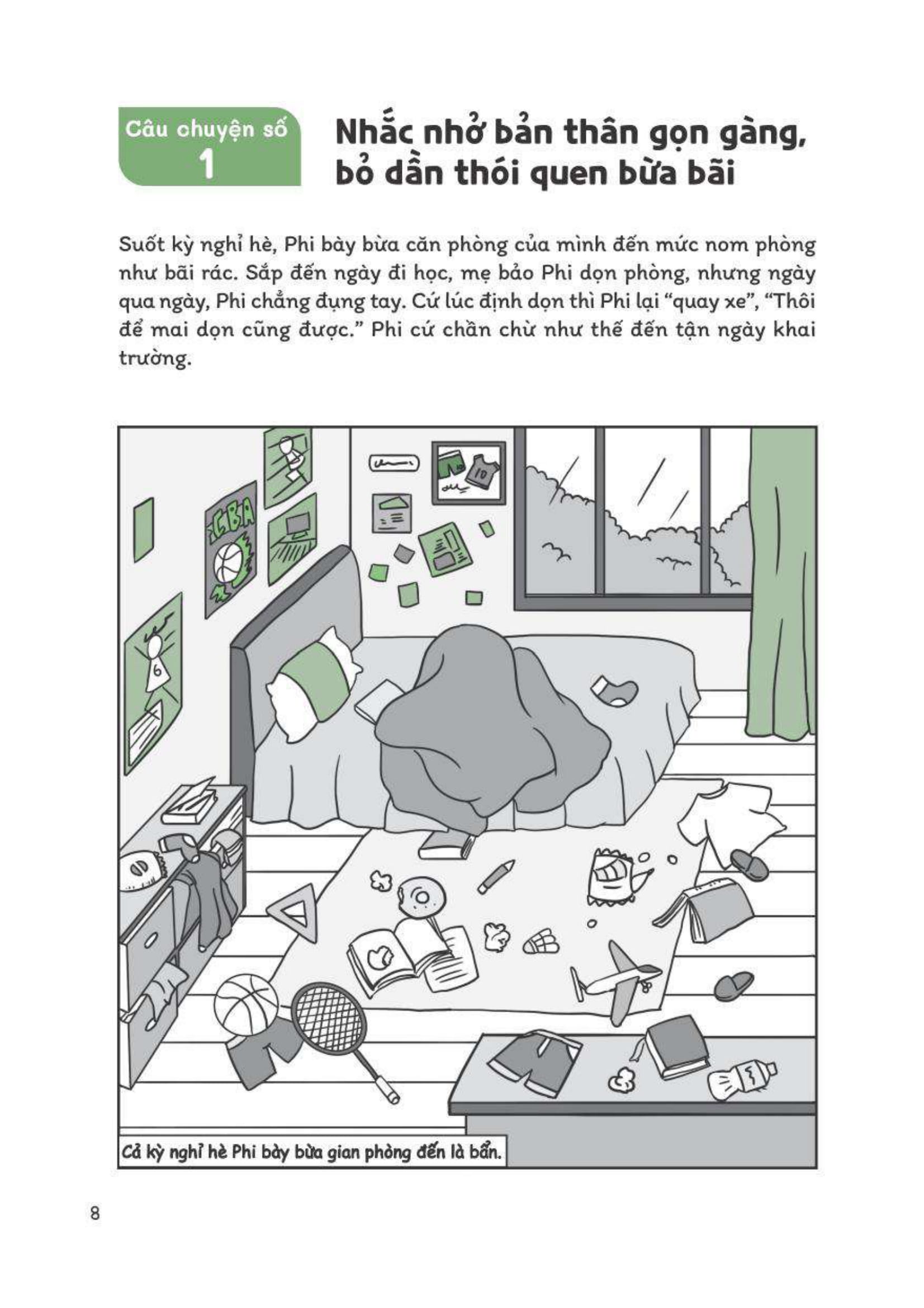 tự lập từ tiểu học - ngăn nắp gọn gàng - Ảnh 7