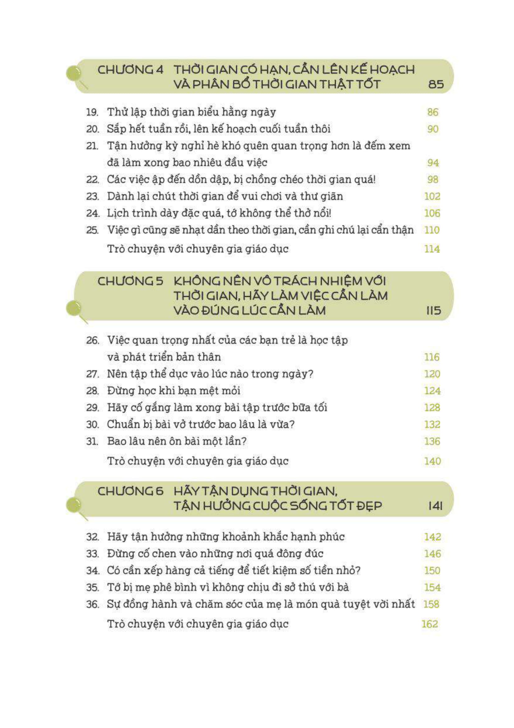 tự lập từ tiểu học - quản trị thời gian - Ảnh 4