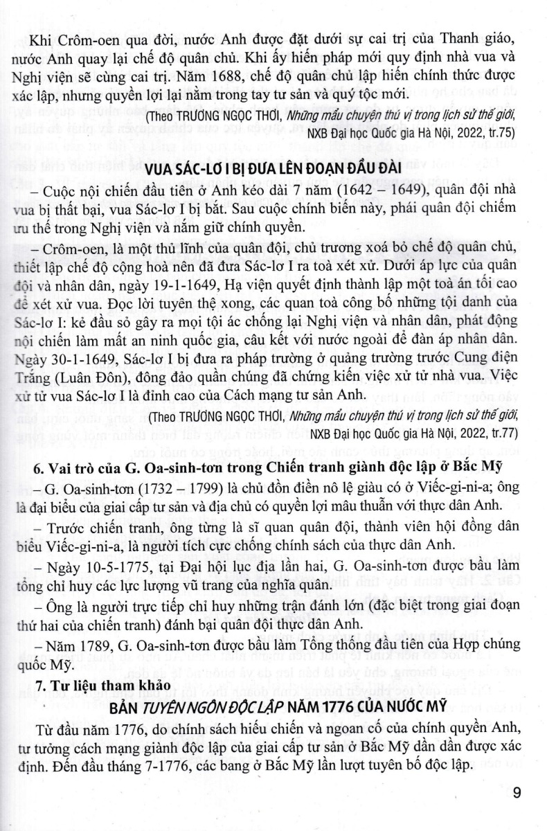 tư liệu dạy-học lịch sử 8 (dùng chung cho các bộ sgk hiện hành) - Ảnh 11