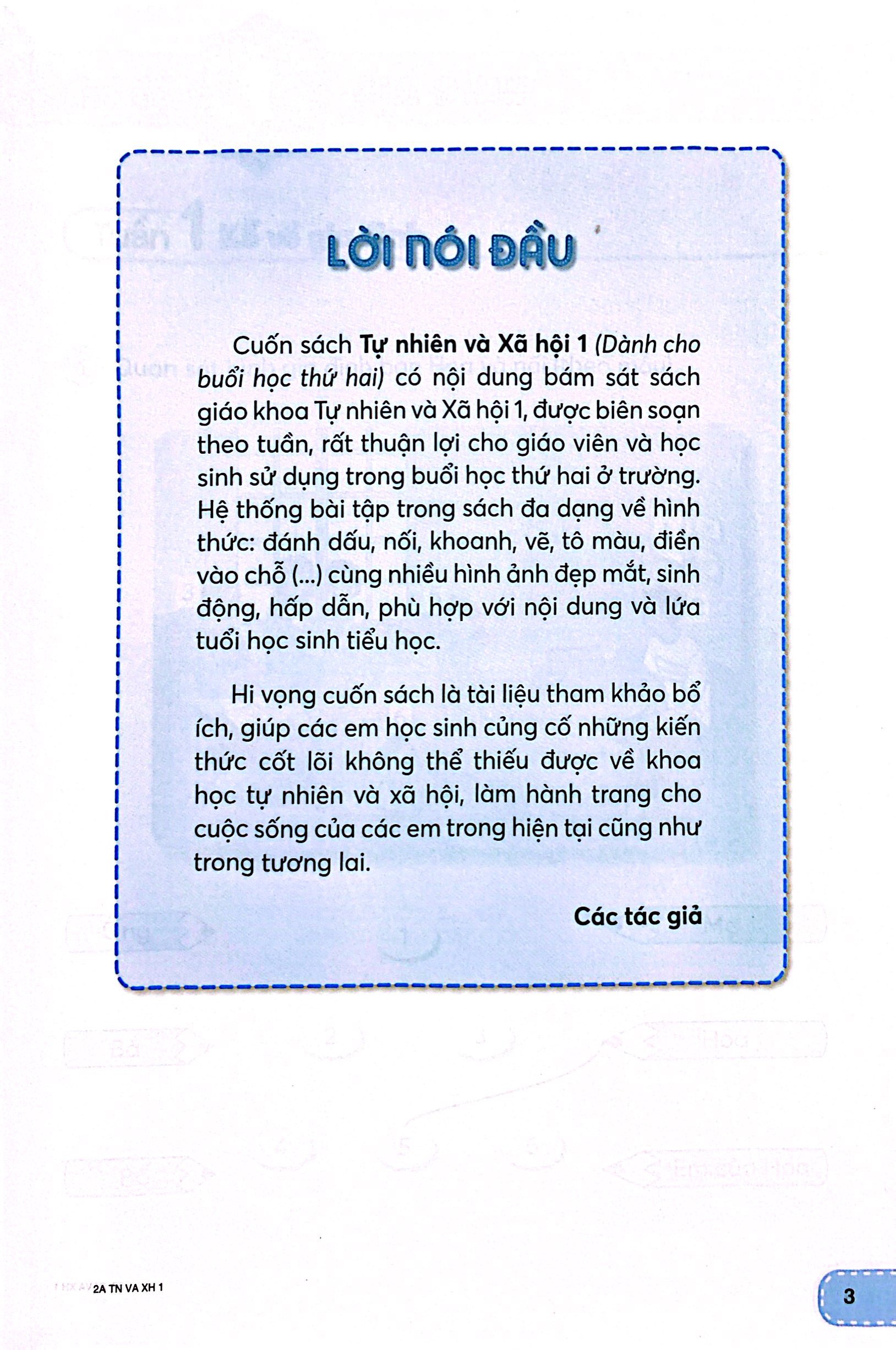 tự nhiên và xã hội 1 (kết nối) (dành cho buổi học thứ hai) - Ảnh 3