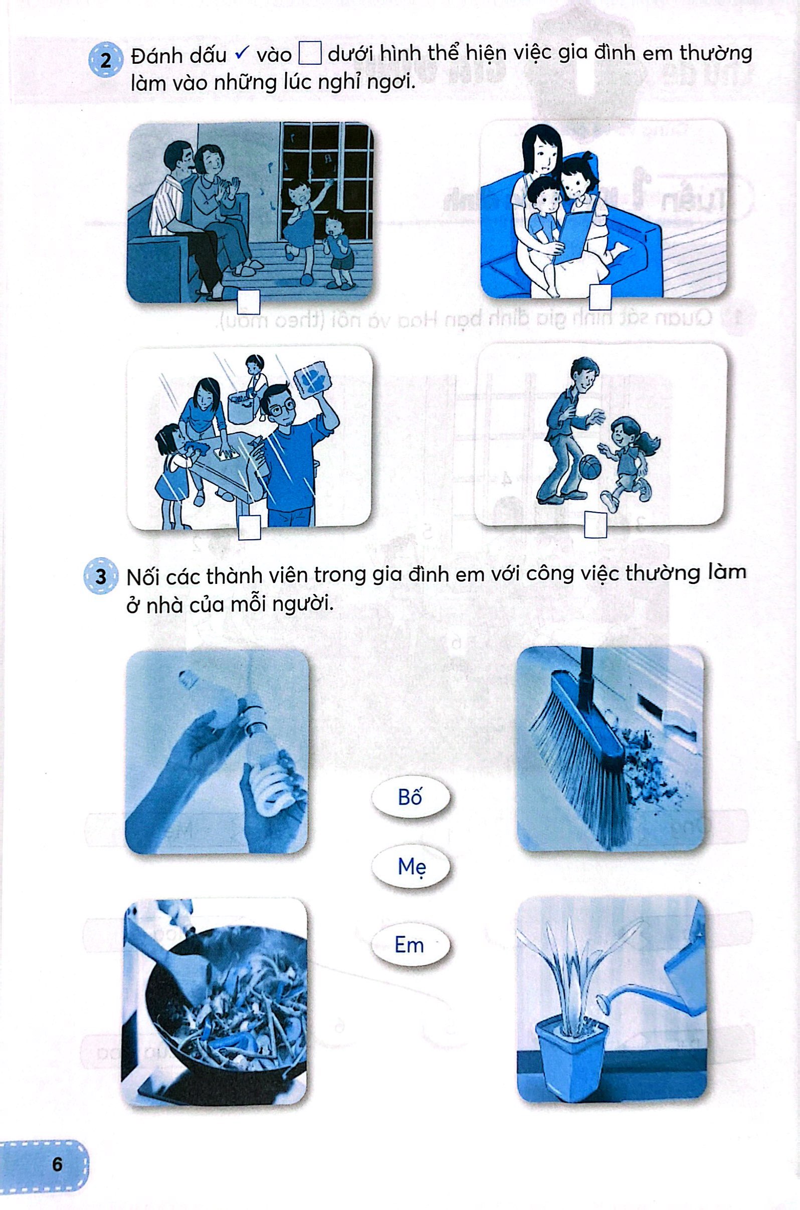 tự nhiên và xã hội 1 (kết nối) (dành cho buổi học thứ hai) - Ảnh 5