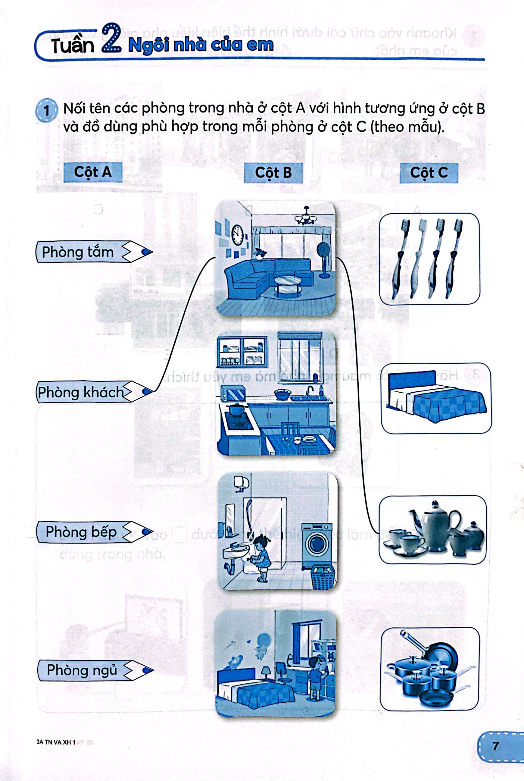 tự nhiên và xã hội 1 (kết nối) (dành cho buổi học thứ hai) - Ảnh 6